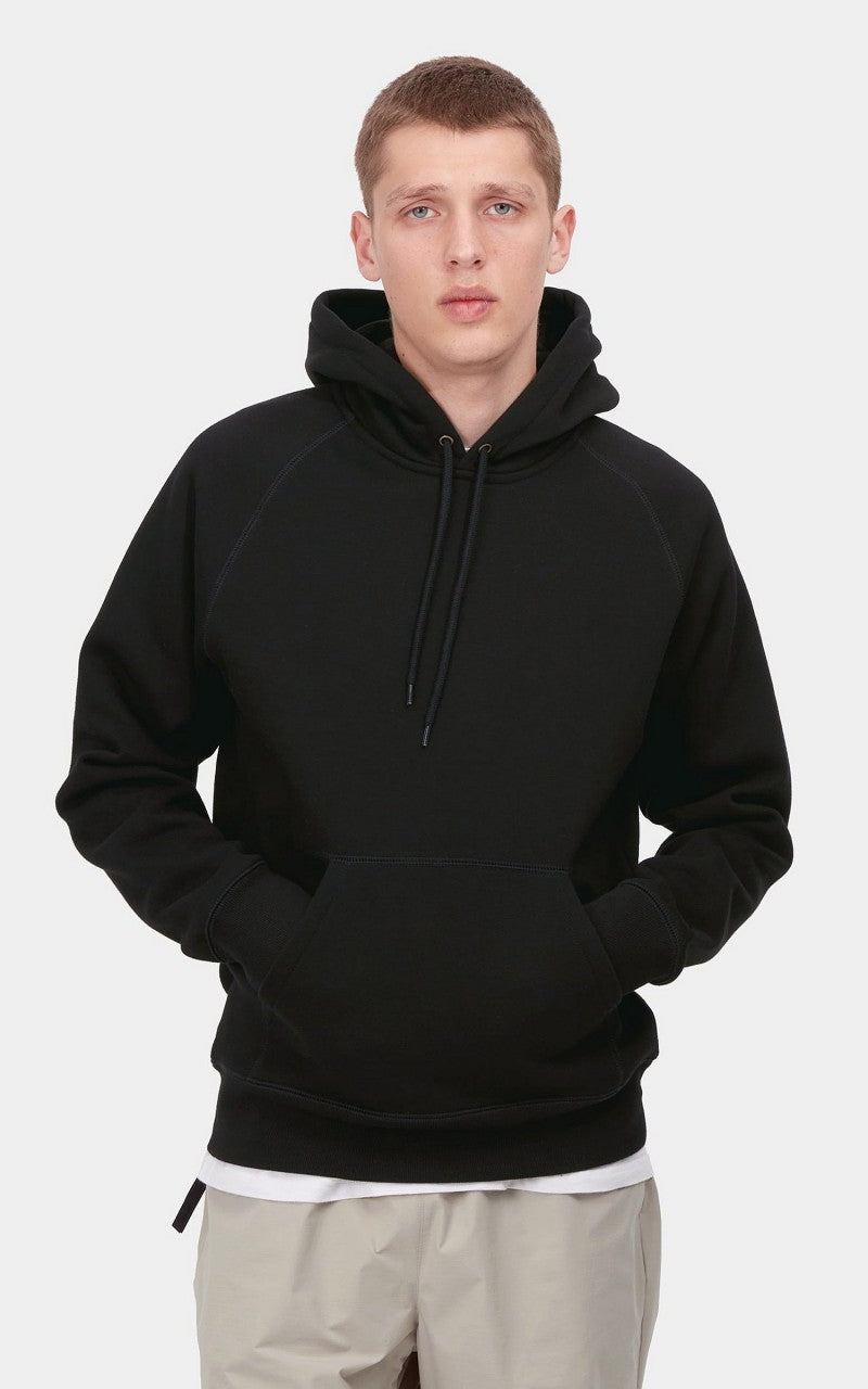 Carhartt WIP Hooded Chase Sweatshirt Black/Gold