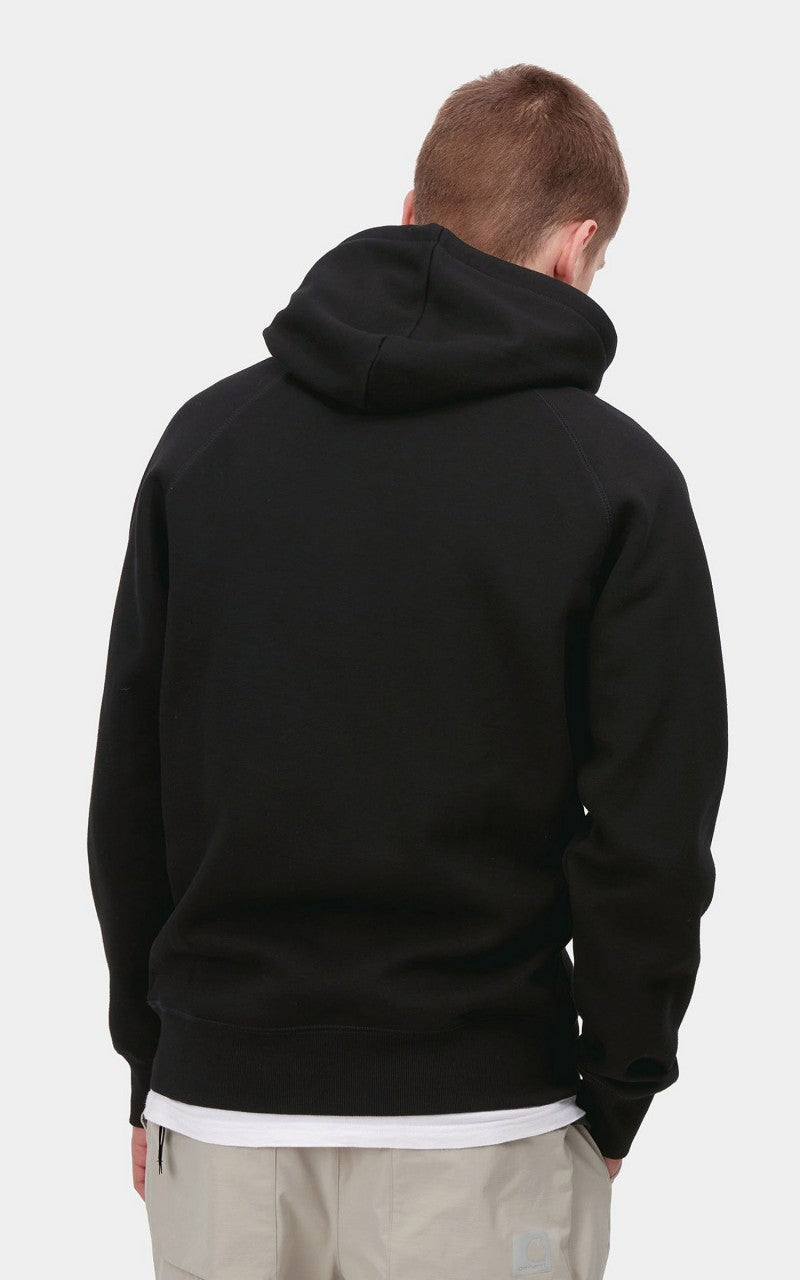 Carhartt WIP Hooded Chase Sweatshirt Black/Gold