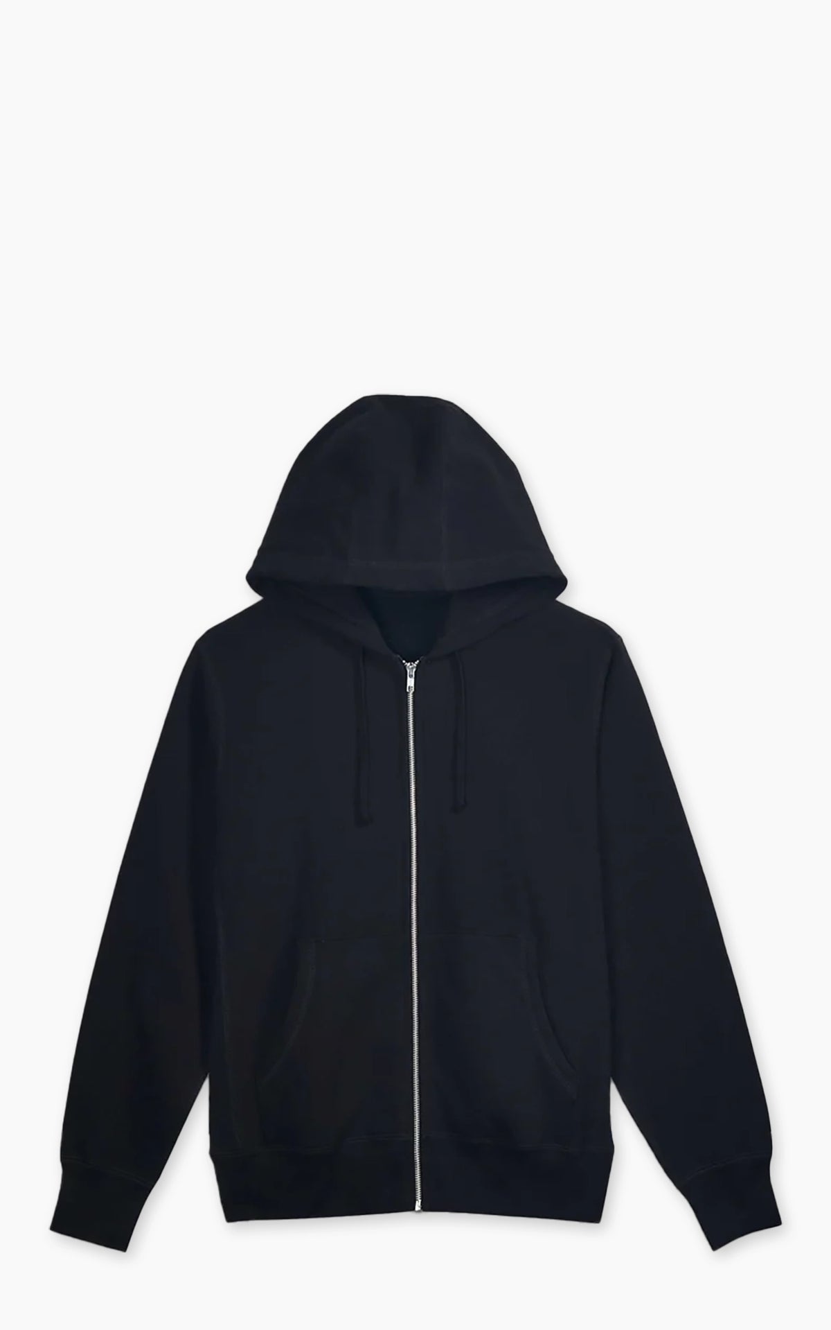 House Of Blanks Heavyweight Zip Hooded Sweatshirt Black
