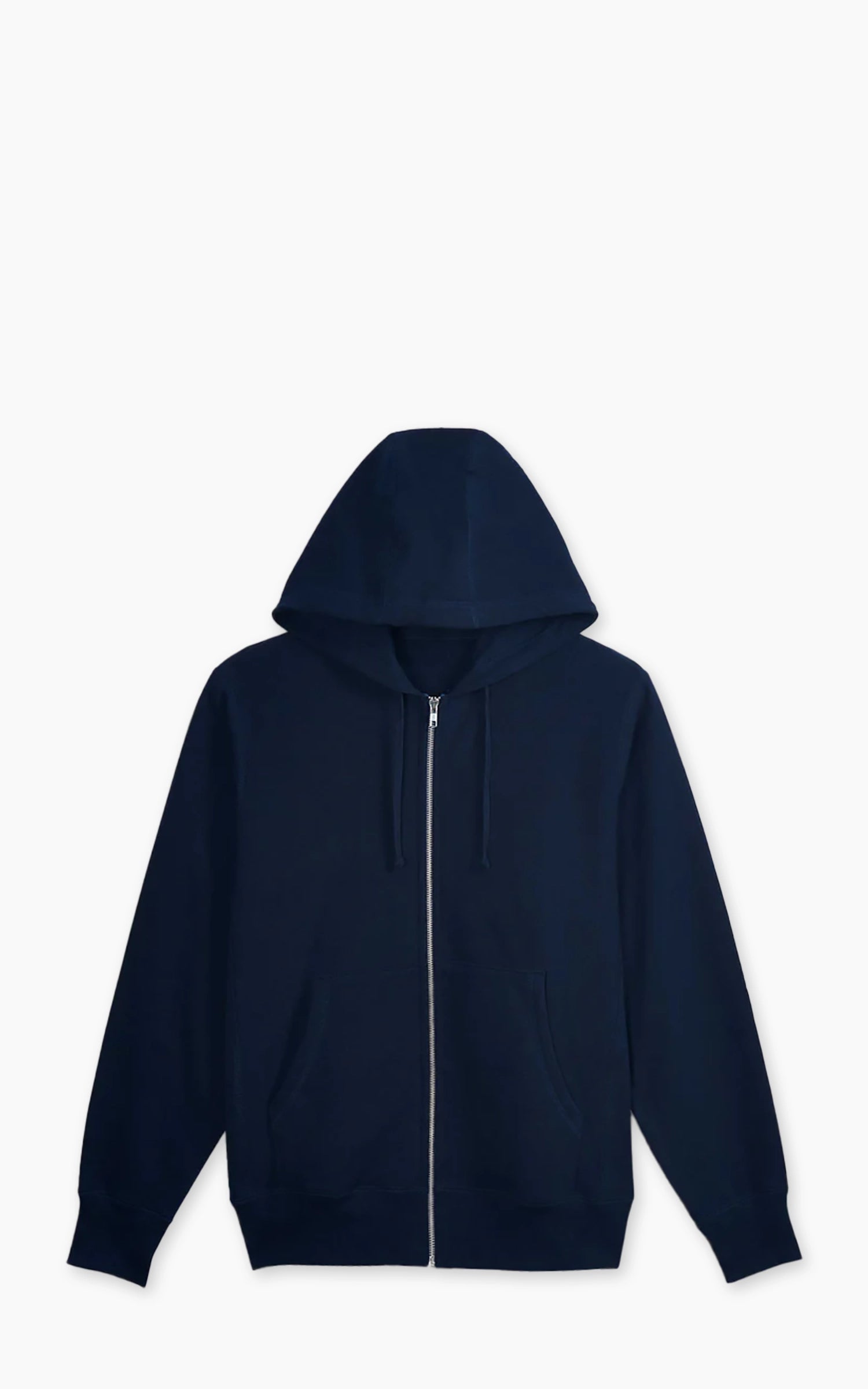 House Of Blanks Heavyweight Zip Hooded Sweatshirt Navy