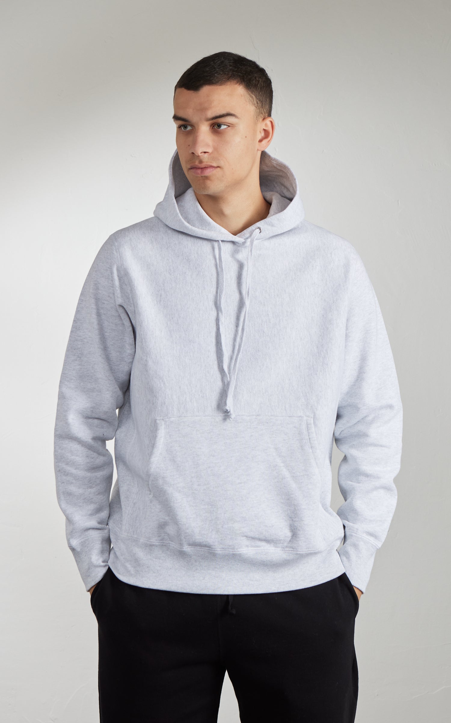 House Of Blanks Heavyweight Pullover Hoodie Heather Ash
