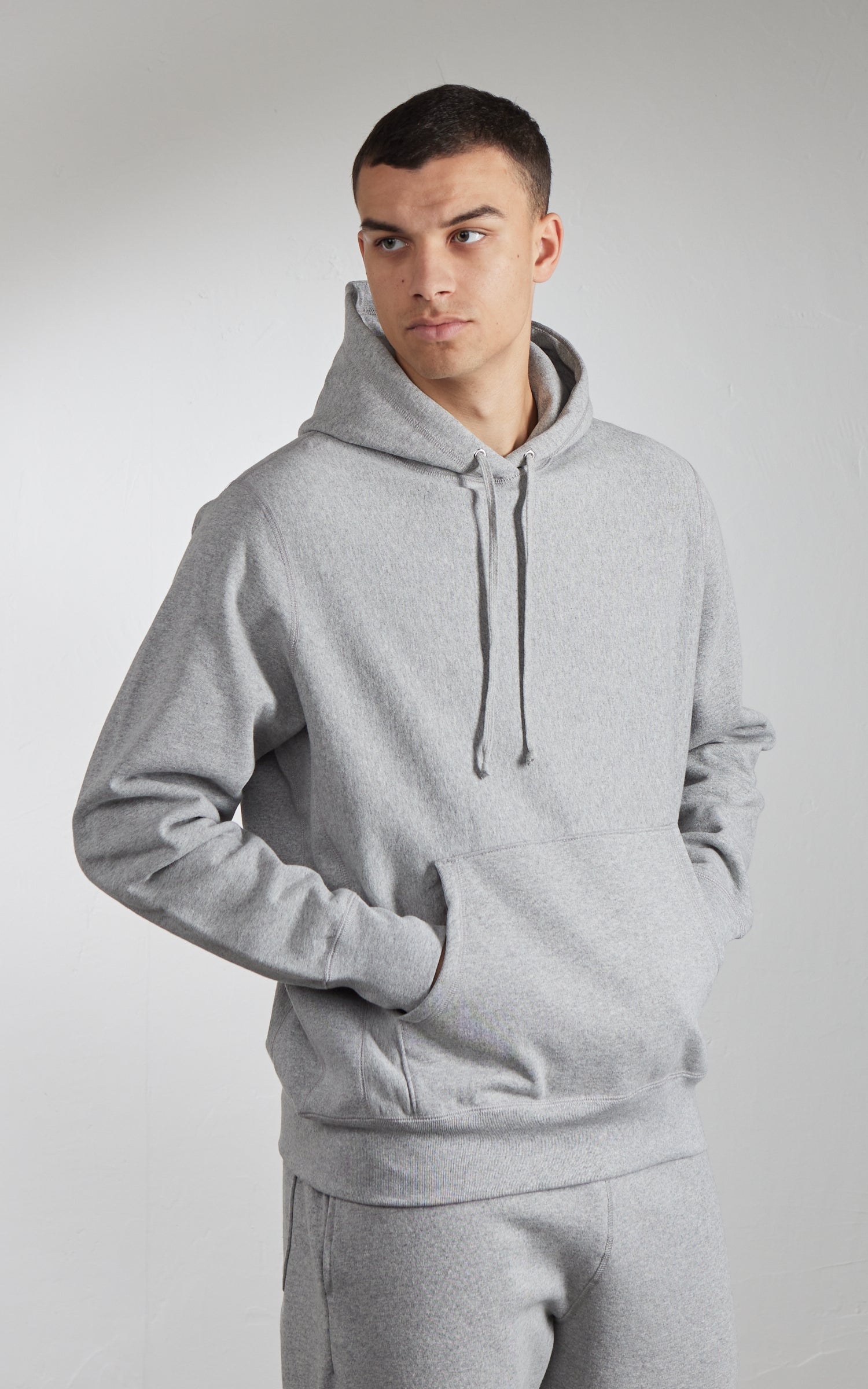 House Of Blanks Heavyweight Pullover Hoodie Heather Grey
