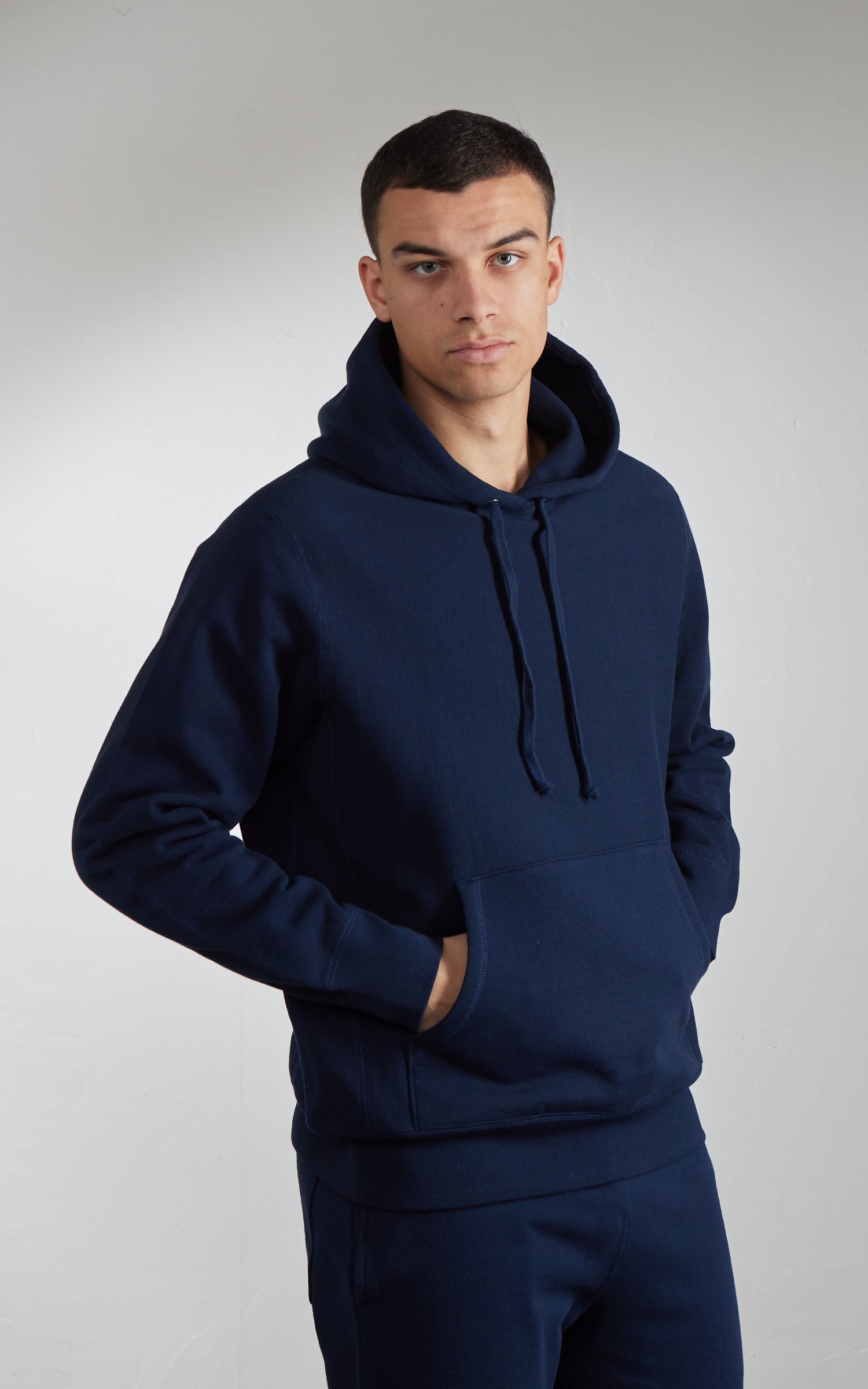 House Of Blanks Heavyweight Pullover Hoodie Navy