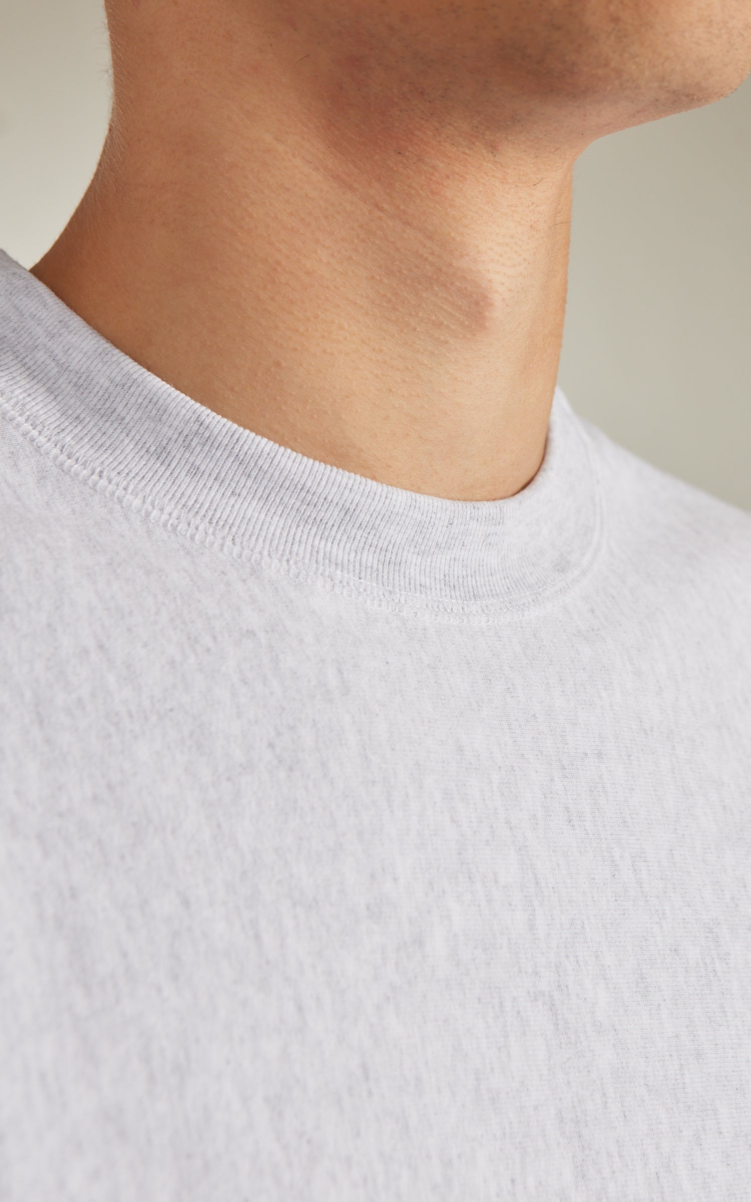 House Of Blanks Heavyweight Crewneck Sweatshirt Heather Ash