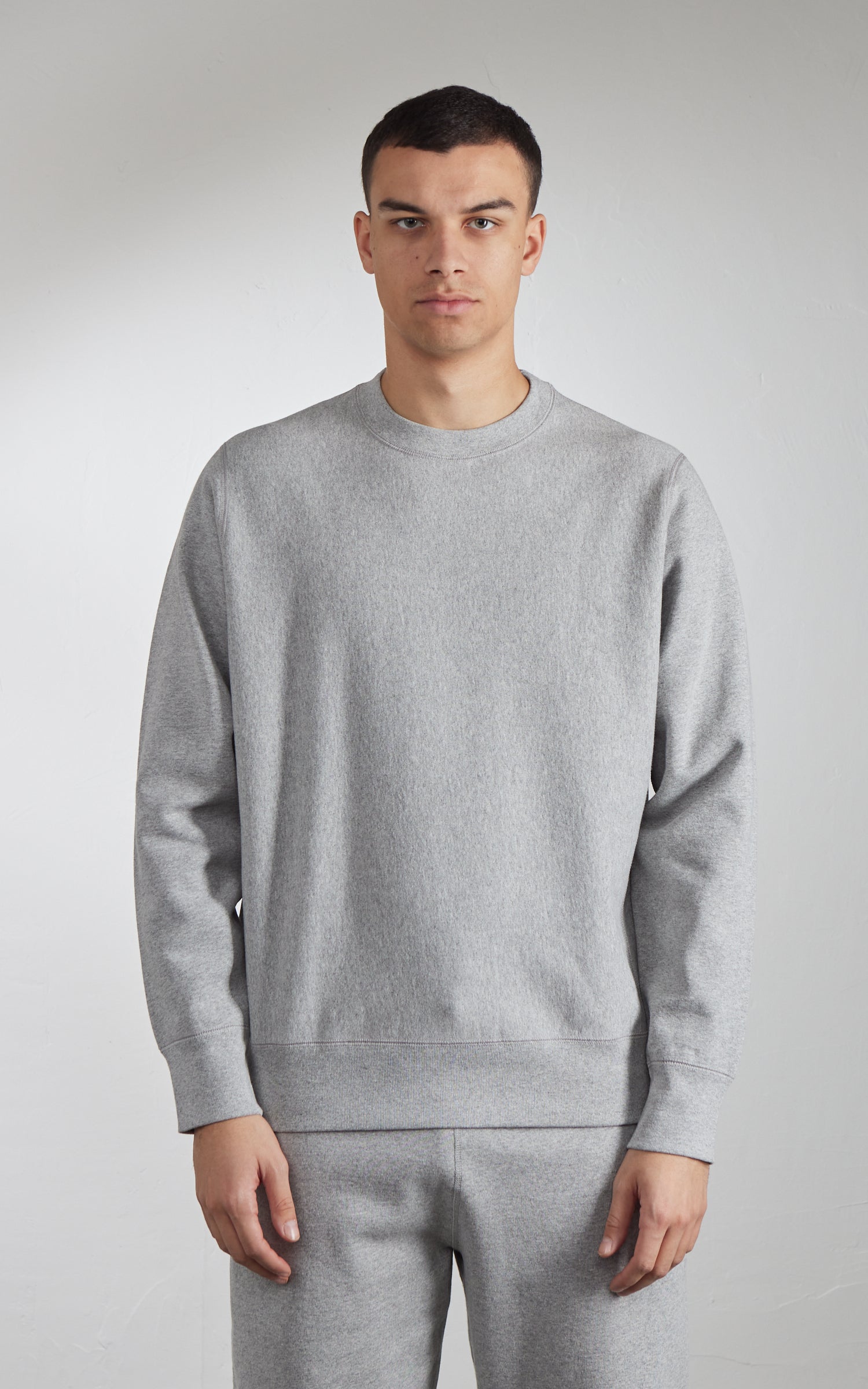 House Of Blanks Heavyweight Crewneck Sweatshirt Heather Grey