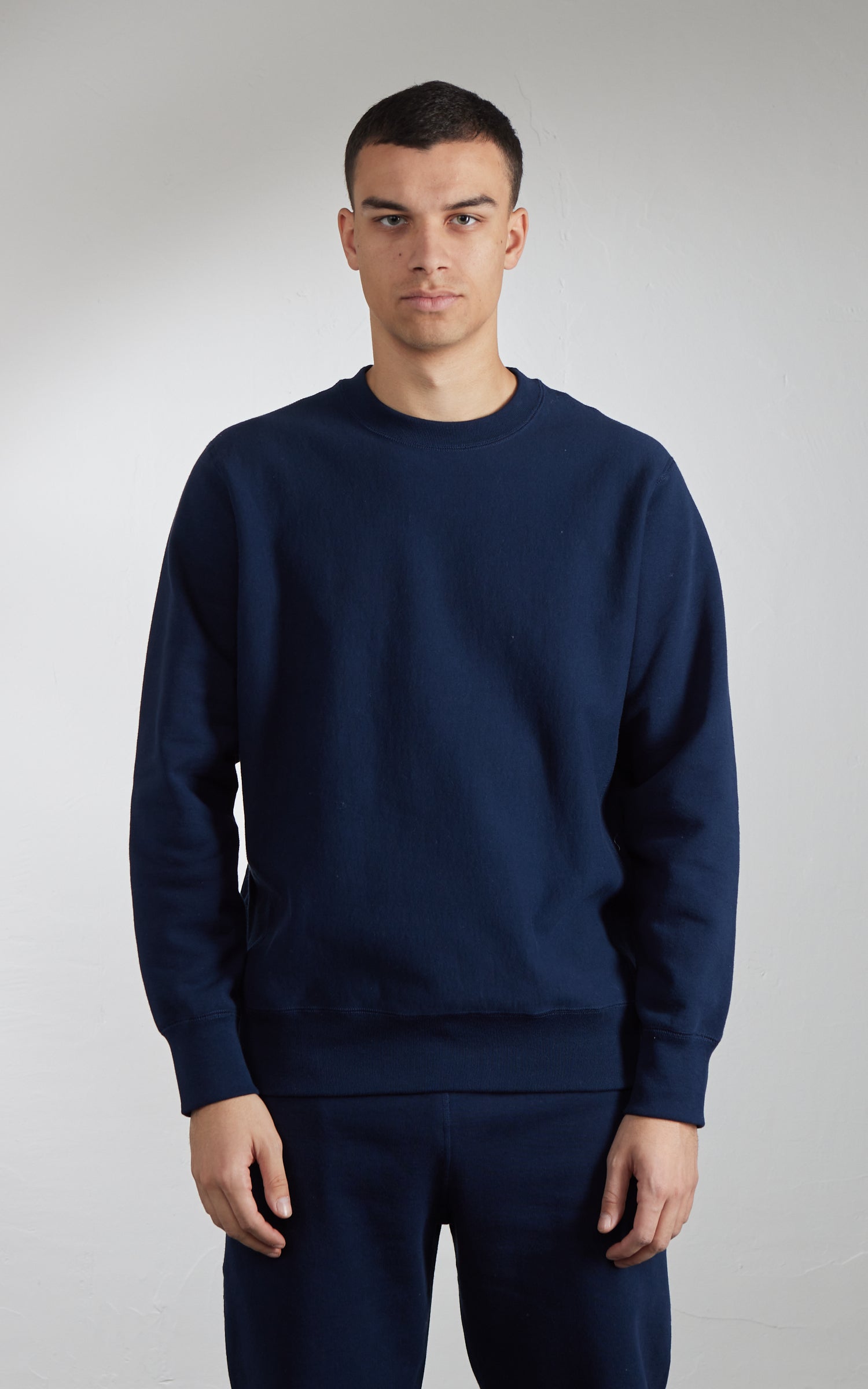 House Of Blanks Heavyweight Crewneck Sweatshirt Navy