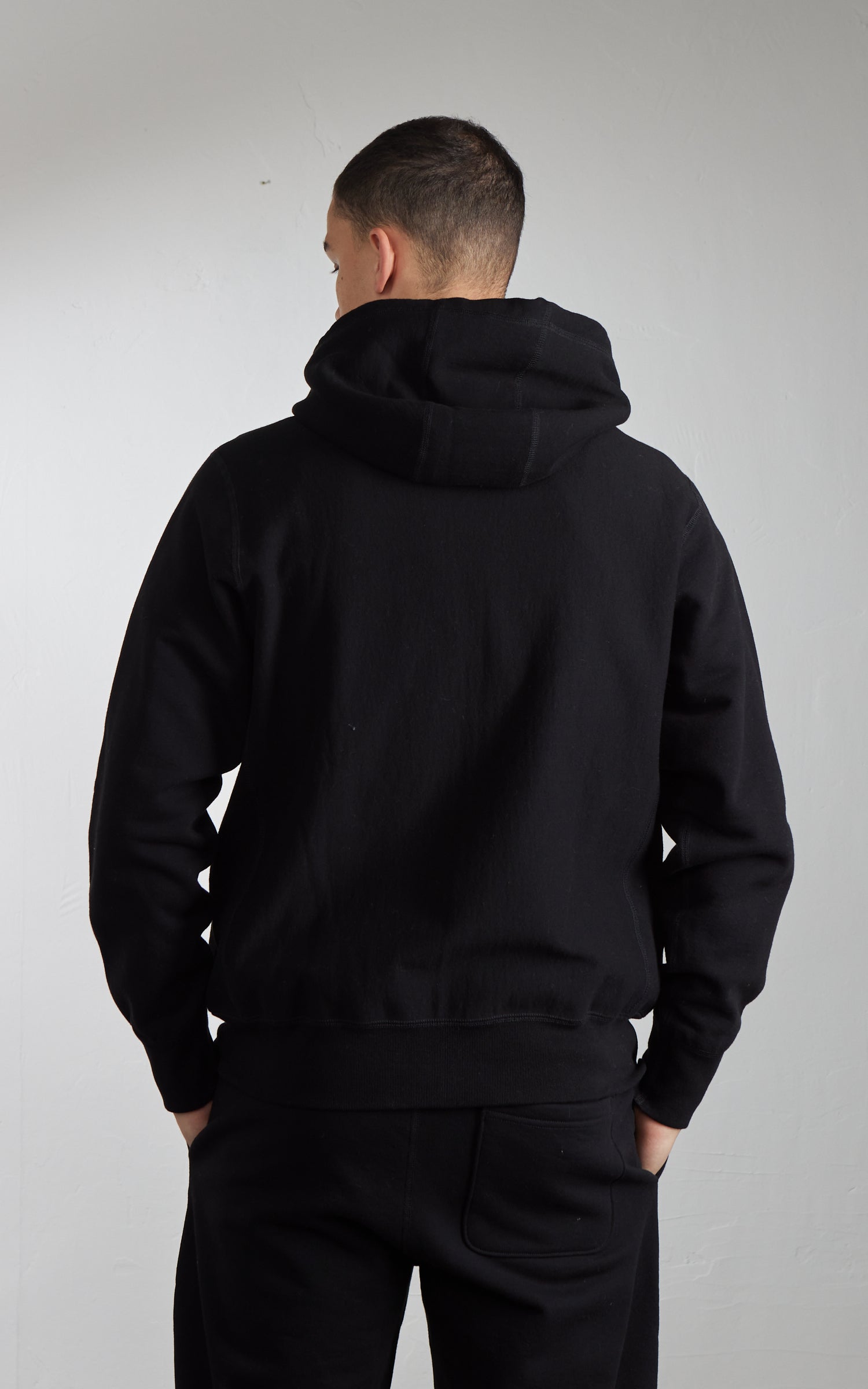 House Of Blanks Heavyweight Zip Hooded Sweatshirt Black