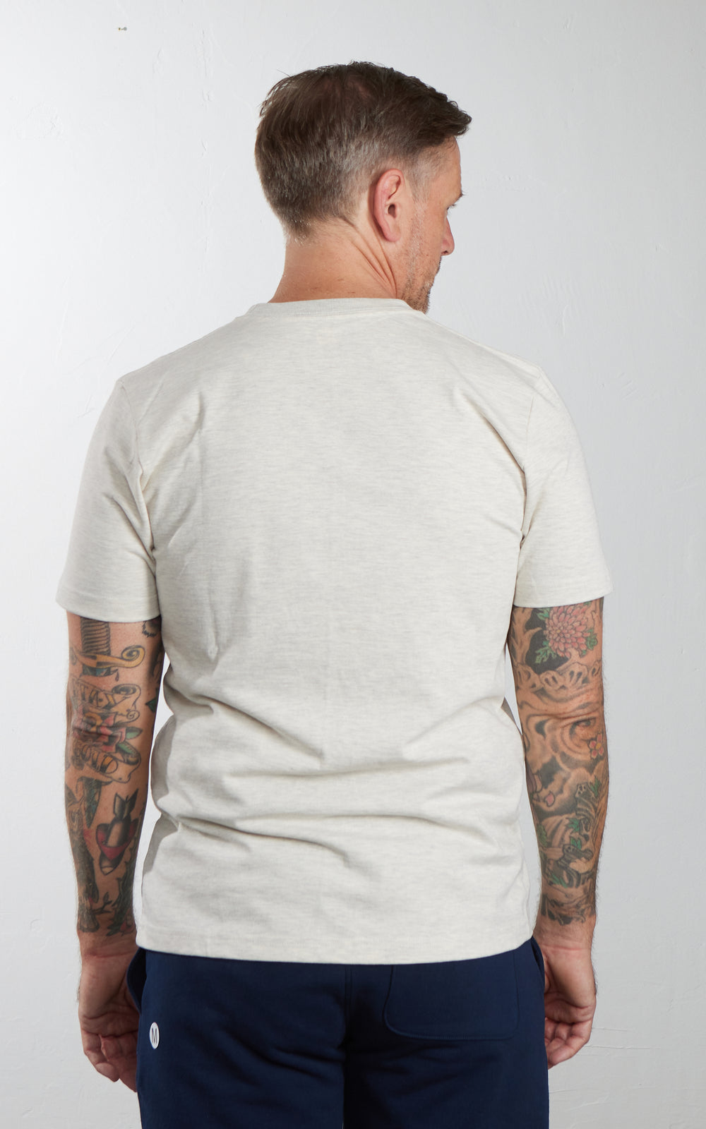 House Of Blanks Heavyweight T-Shirt Heather Oatmeal