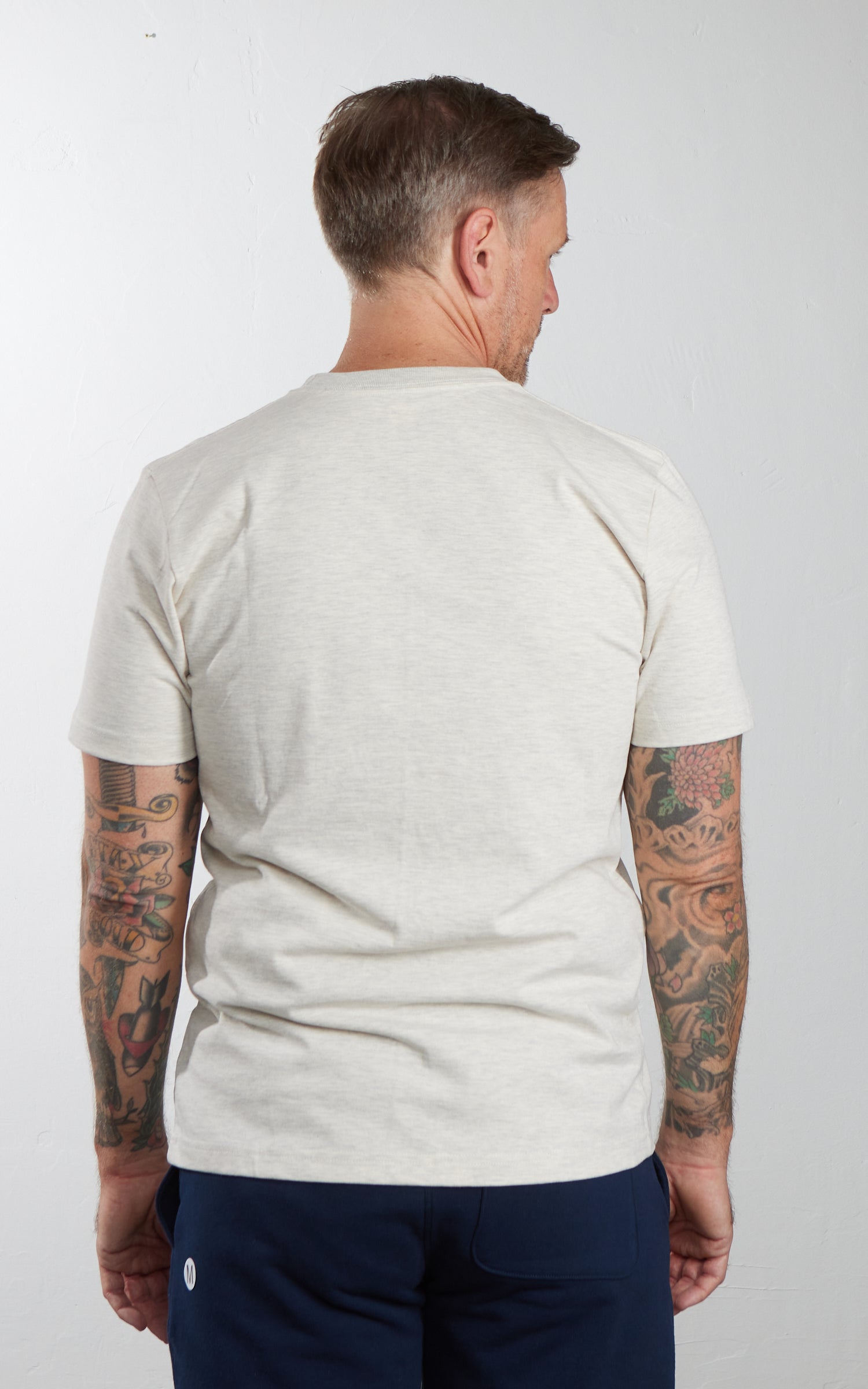House Of Blanks Heavyweight T-Shirt Heather Oatmeal