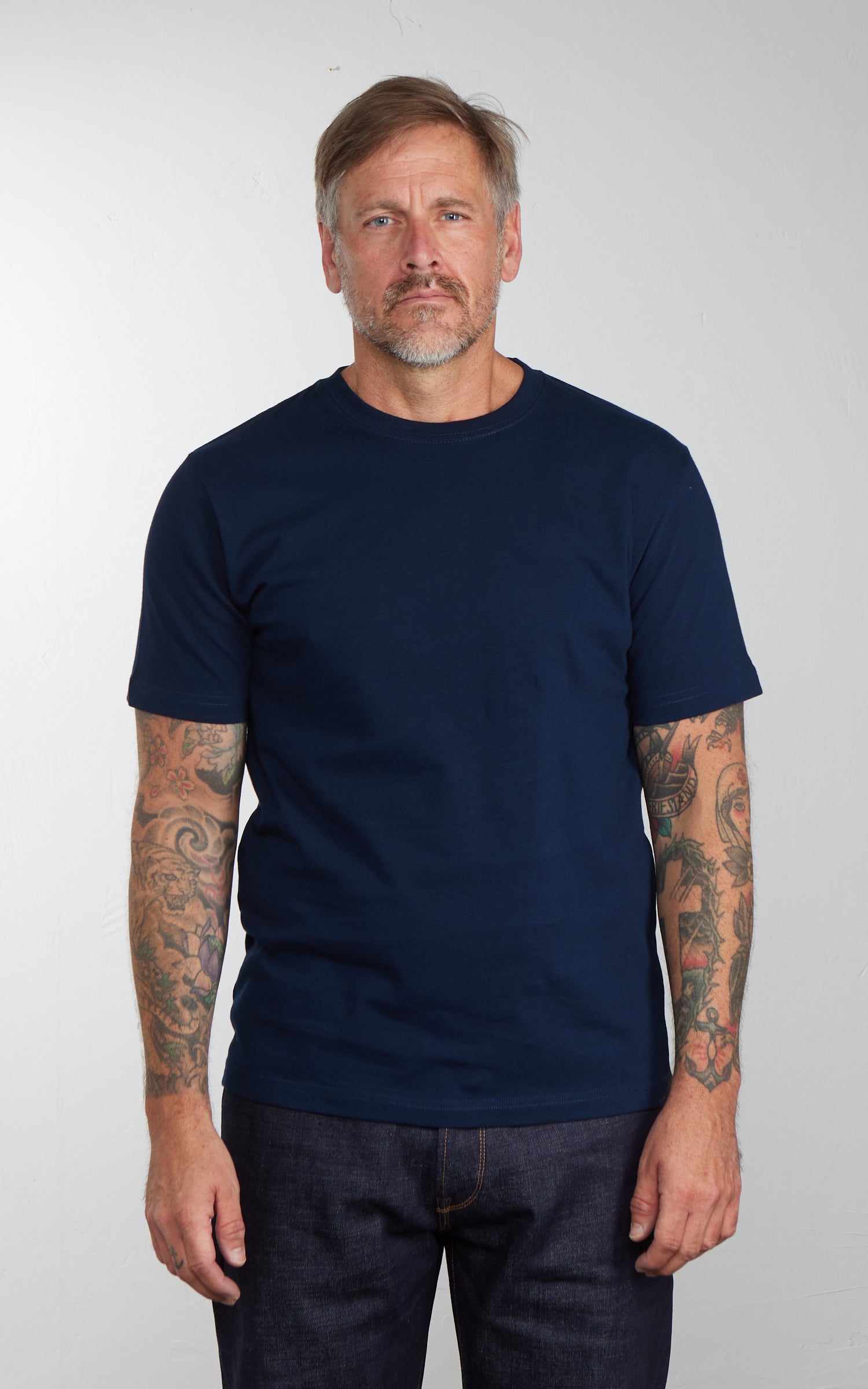 House Of Blanks Heavyweight T-Shirt 2-Pack Navy