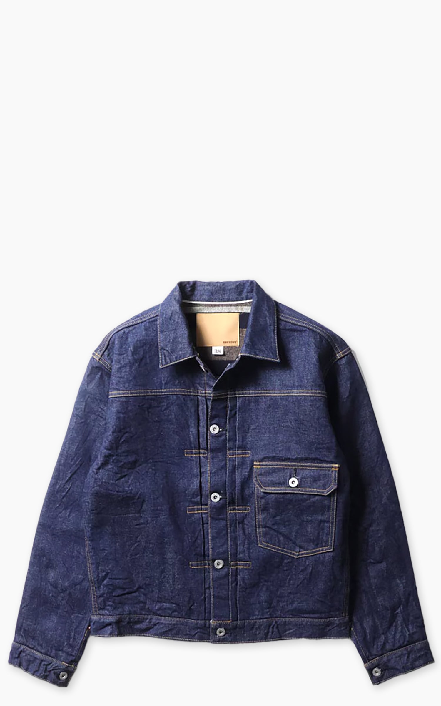 Houston Type I Denim Jacket Blanket Lined Indigo