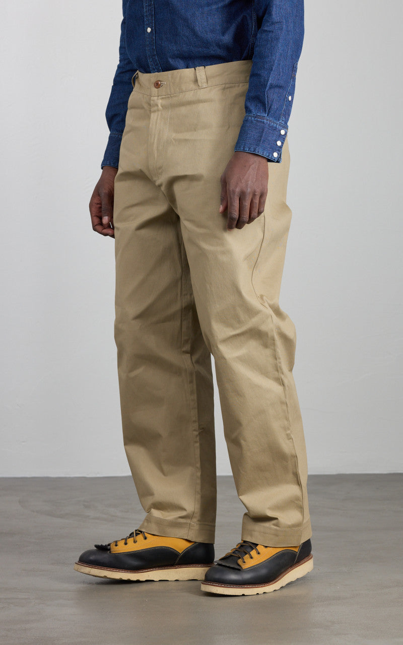 Houston 60s Army Chino Pants Khaki
