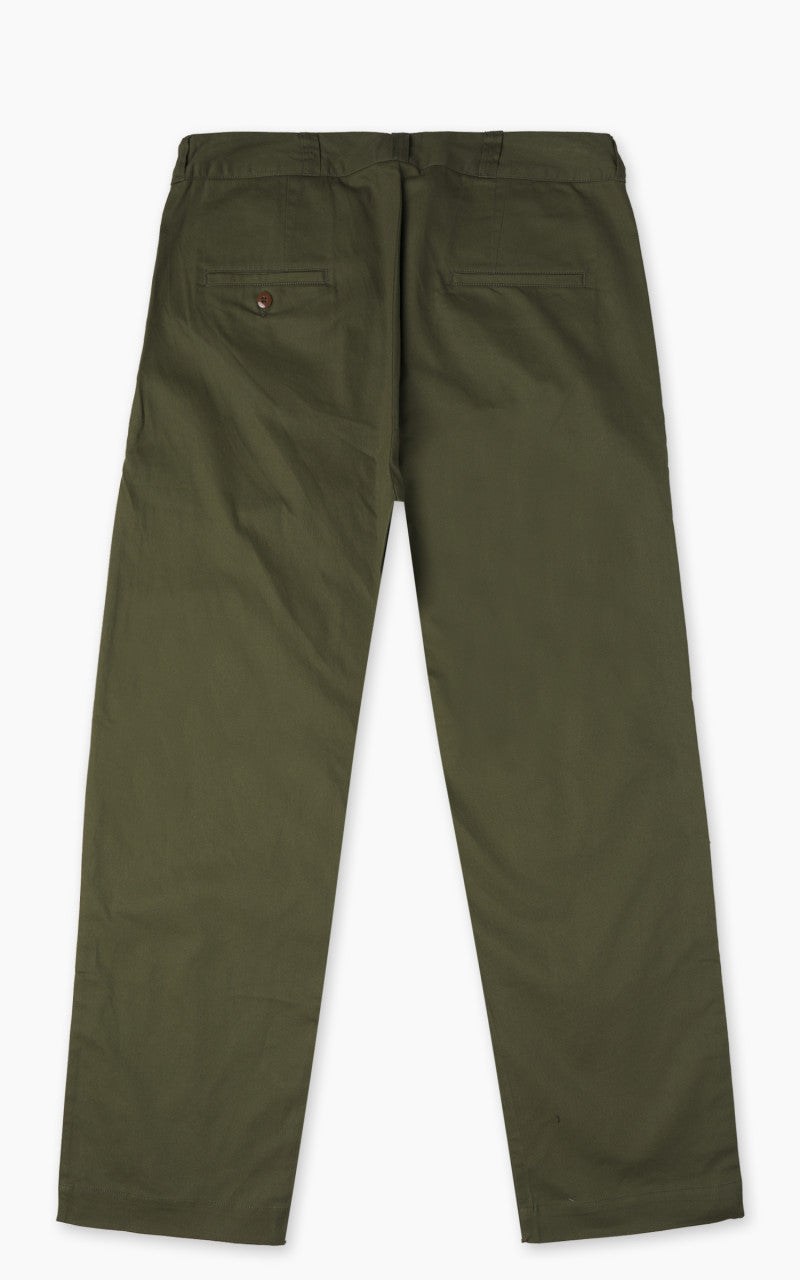 Houston 60s Army Chino Pants Olive Drab