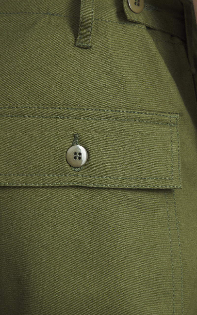 Houston Fatigue Pants Cotton Twill Olive Drab