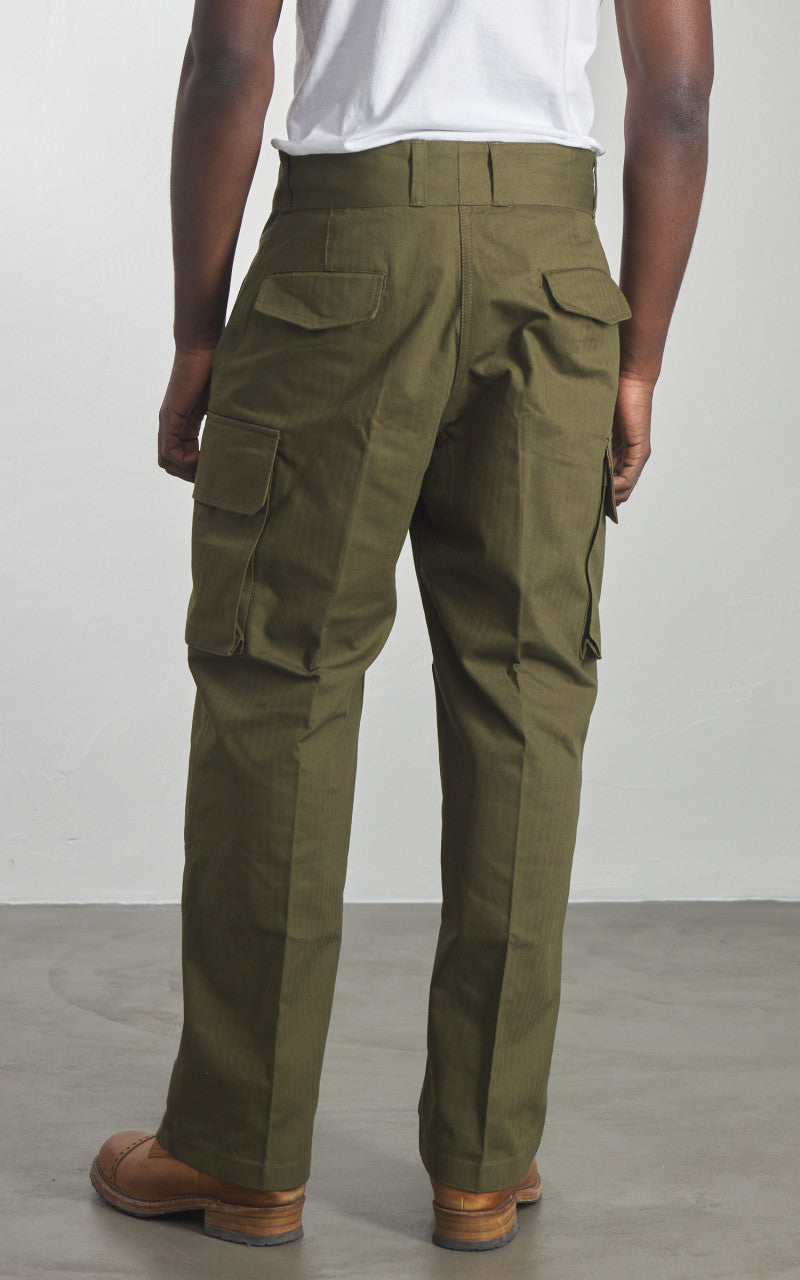 Houston M-47 French Military Pants Olive Drab