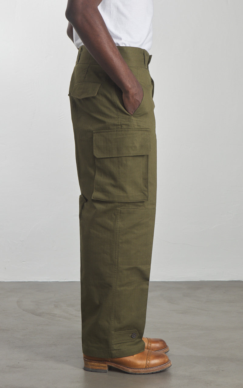 Houston M-47 French Military Pants Olive Drab