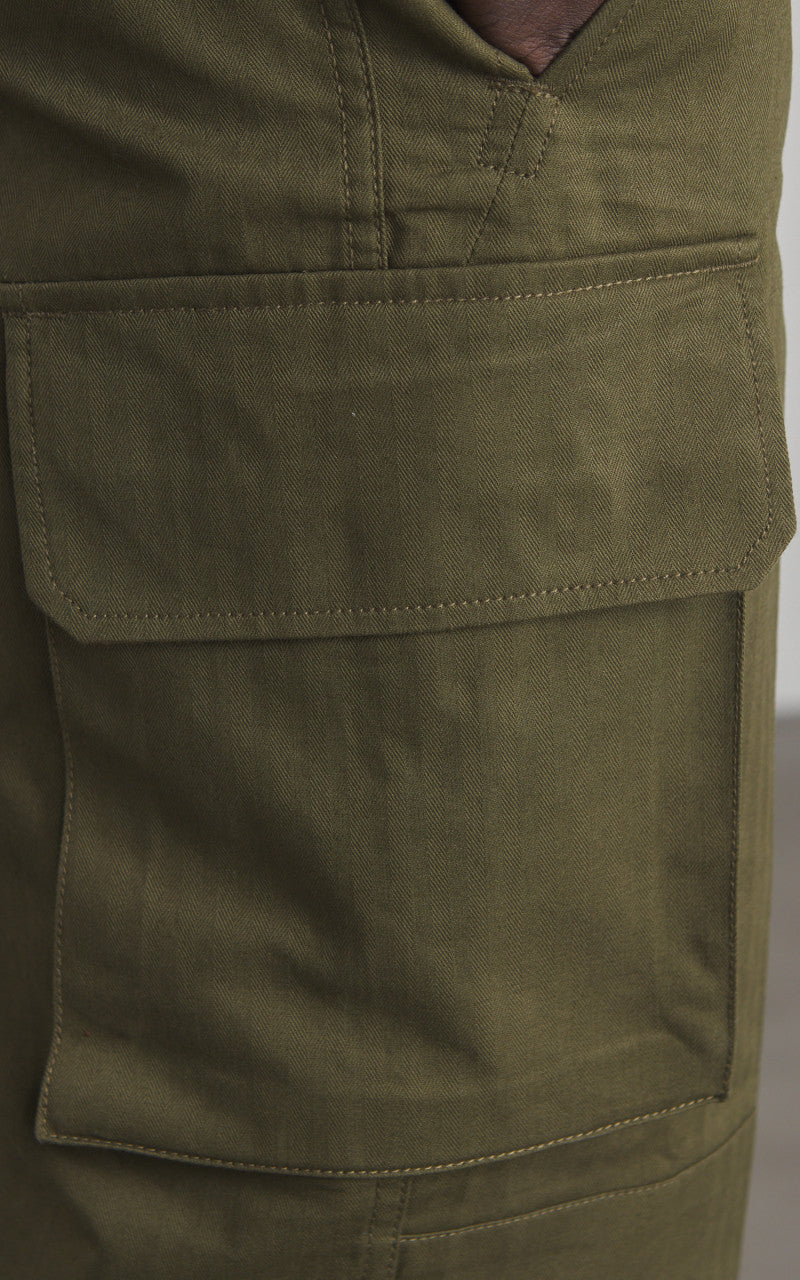 Houston M-47 French Military Pants Olive Drab