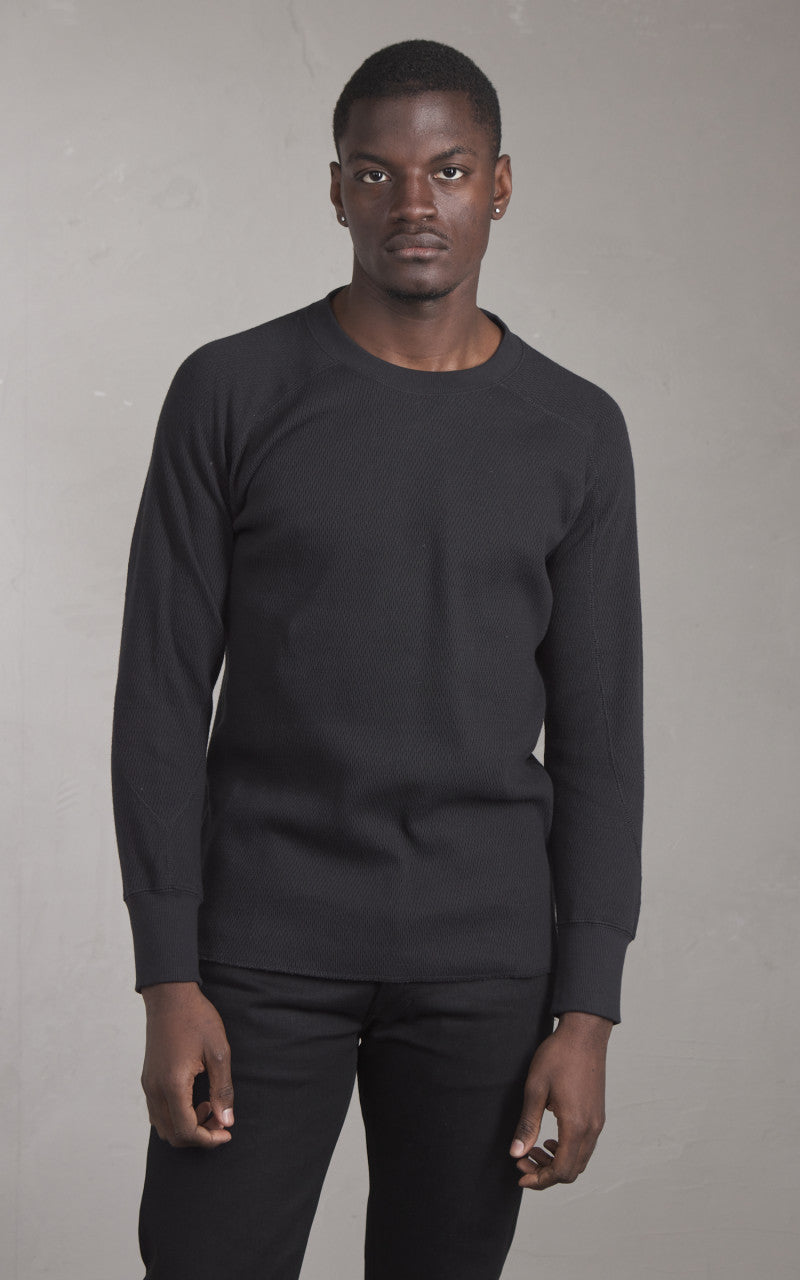 Houston Heavy Thermal L/S Tee Black