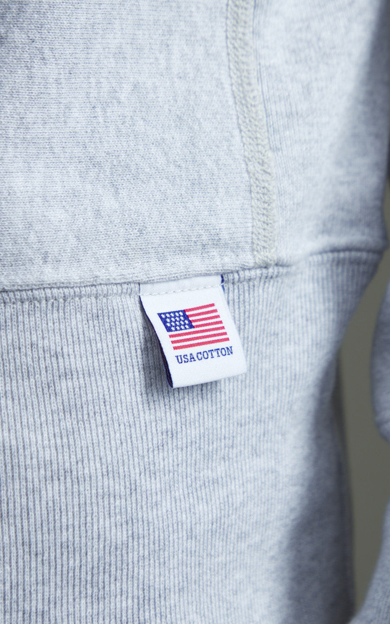 Houston U.S. Cotton R/V Sweatshirt Heather Grey