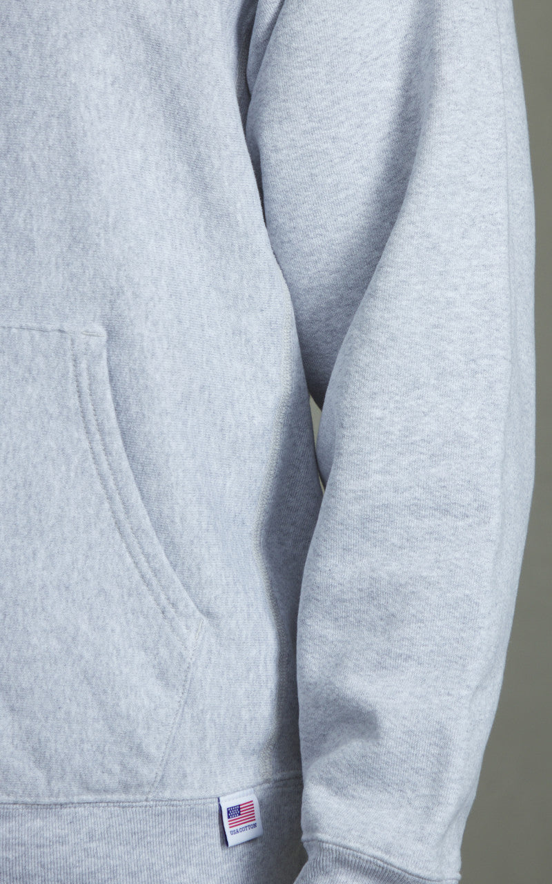 Houston U.S. Cotton R/V Hoodie Heather Grey