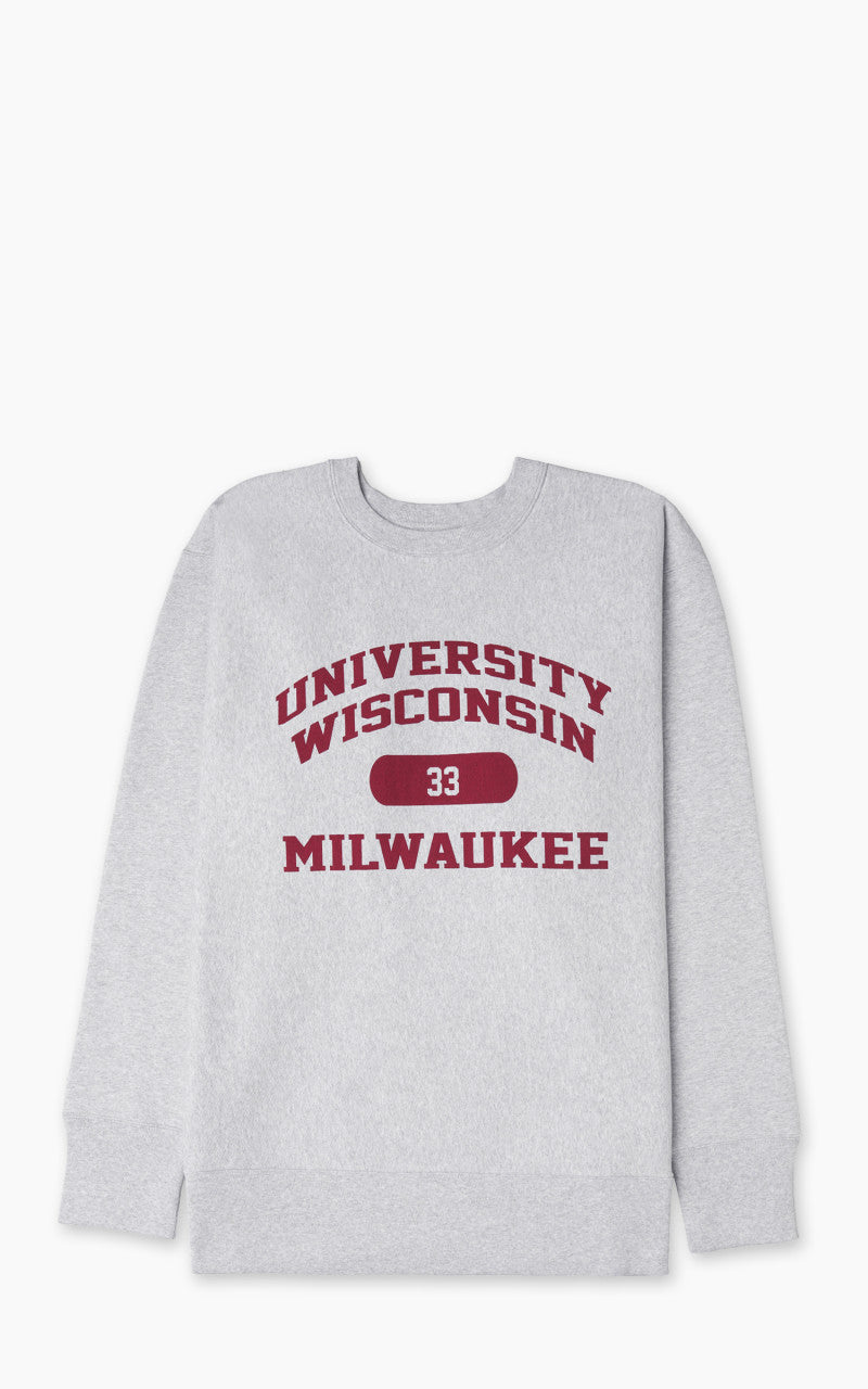 Houston U.S. Cotton R/V Sweatshirt Wisconsin Heather Grey