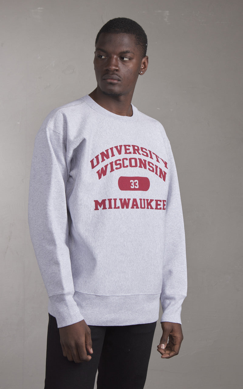 Houston U.S. Cotton R/V Sweatshirt Wisconsin Heather Grey