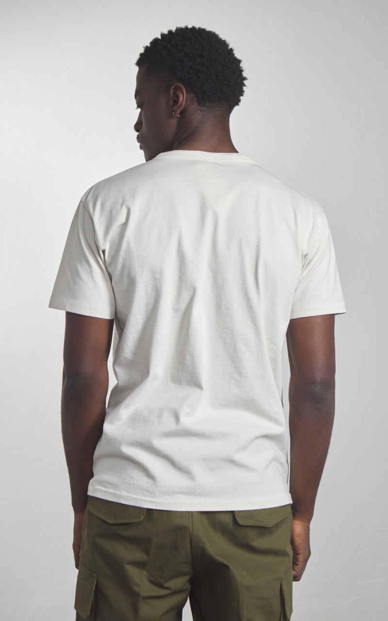 Houston Pigment Dyed Pocket T-Shirt Off White
