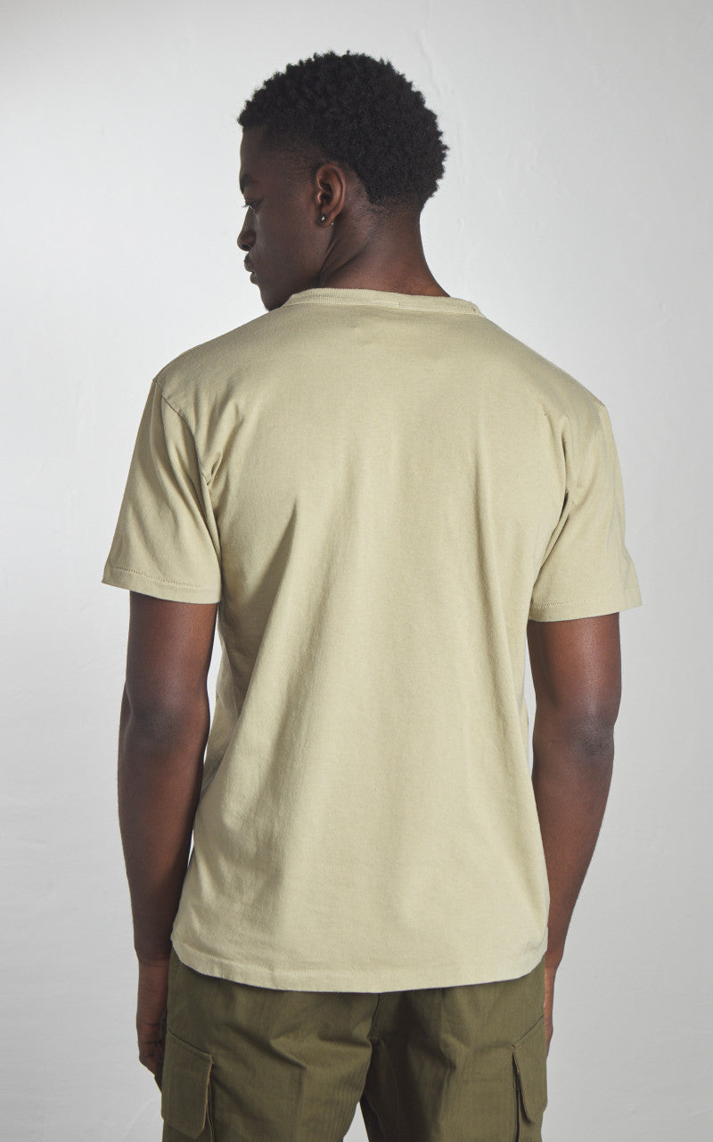 Houston Pigment Dyed Pocket T-Shirt Olive