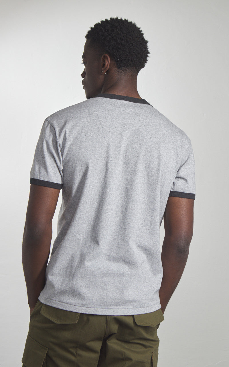 Houston Tiger Ringer T-Shirt Grey/Black