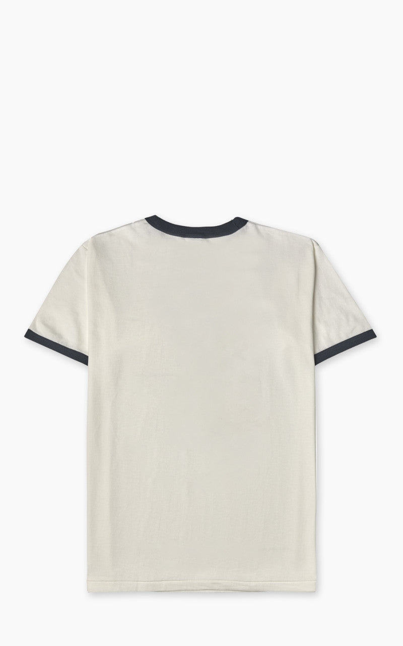 Houston Tiger Ringer T-Shirt White/Navy