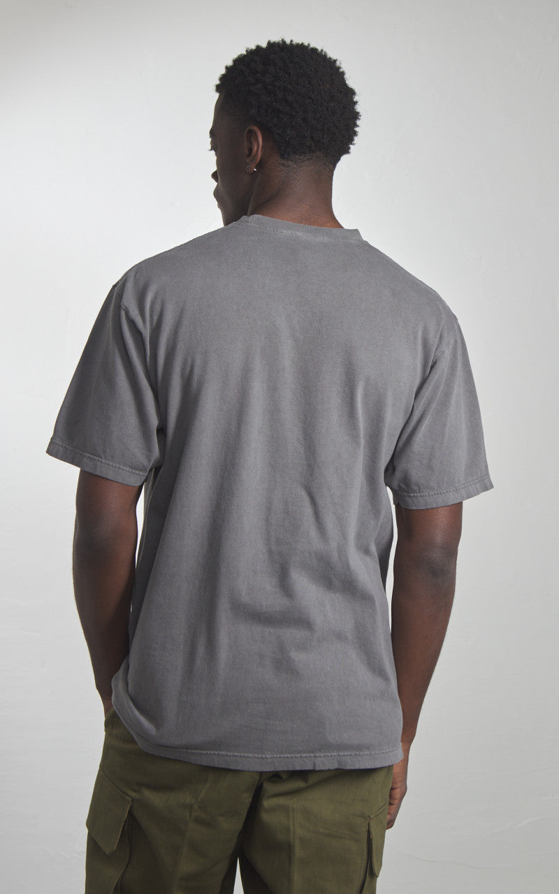 Houston Pigment Dyed (Los Angeles) Print T-Shirt Black