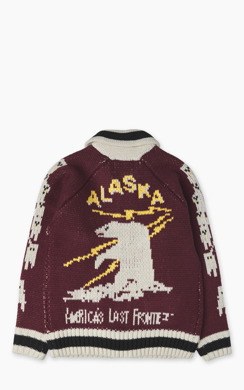 Houston Souvenir (Bear) Cowichan Sweater Marron