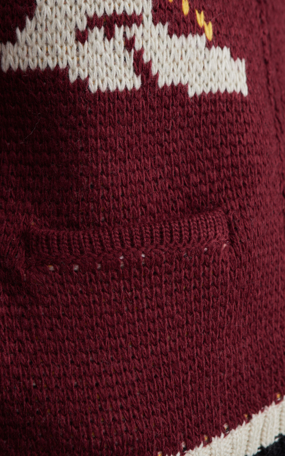 Houston Souvenir (Bear) Cowichan Sweater Marron