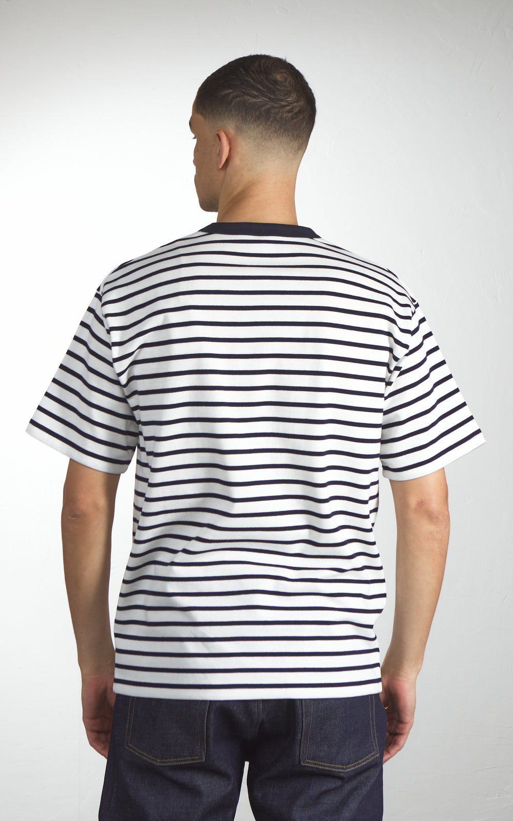 Houston Border S/S T-Shirt Navy