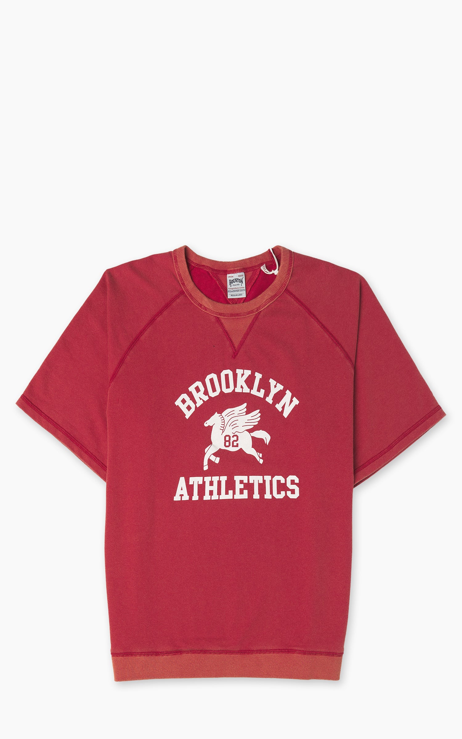 Houston Powder Wash S/S Sweat (Brooklyn) Red