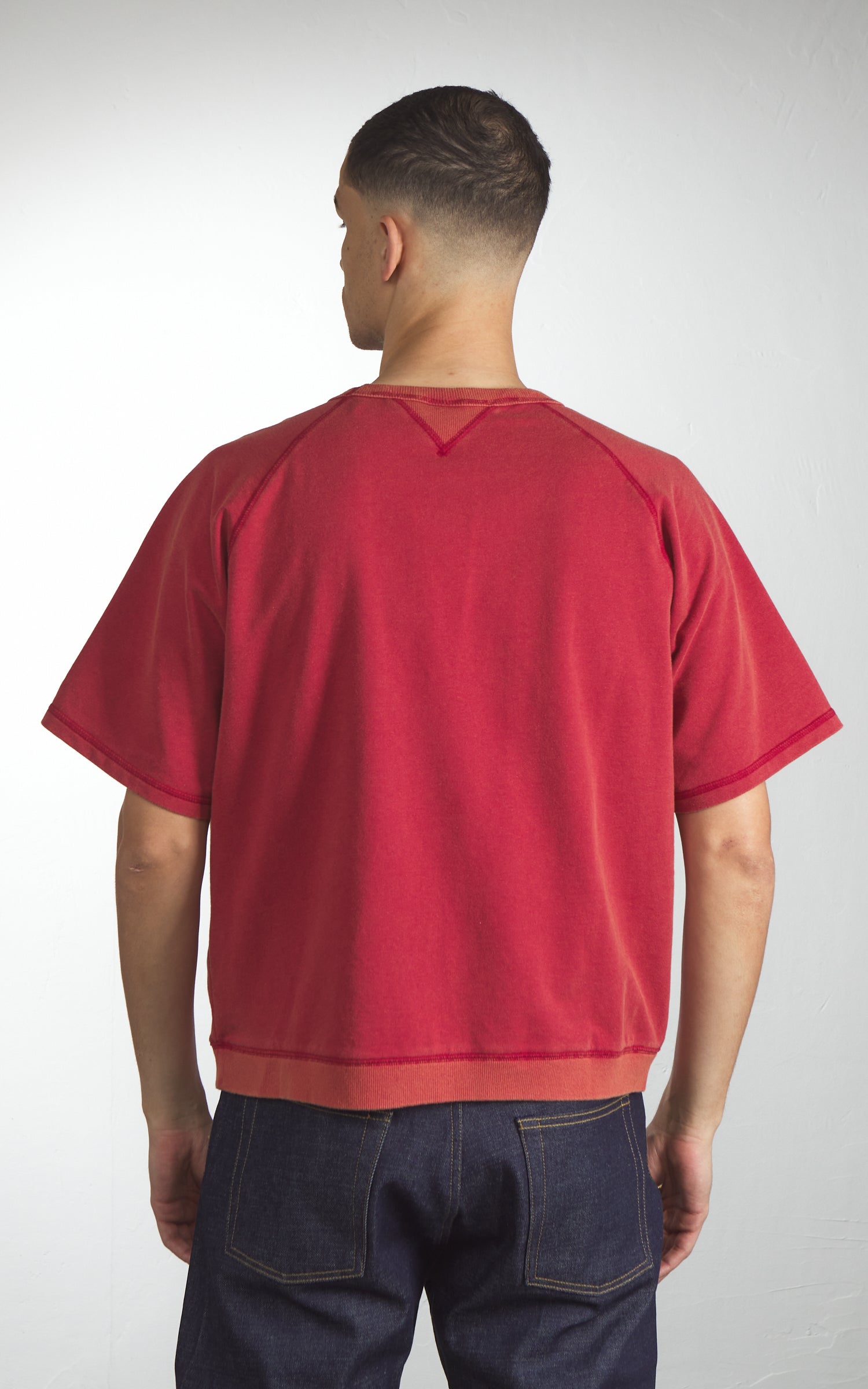 Houston Powder Wash S/S Sweat (Brooklyn) Red