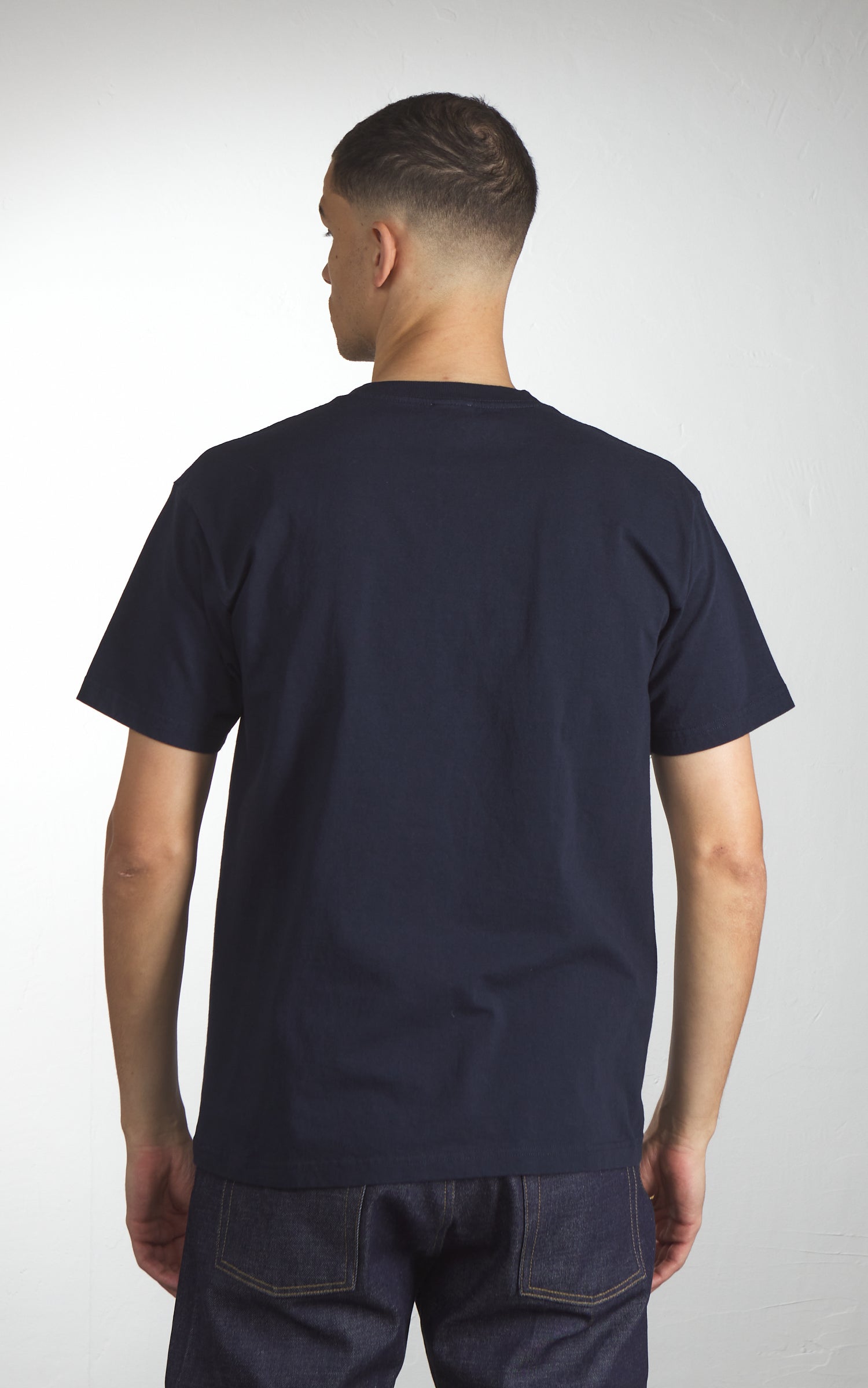 Houston (Navy) Print Tubular T-Shirt Navy
