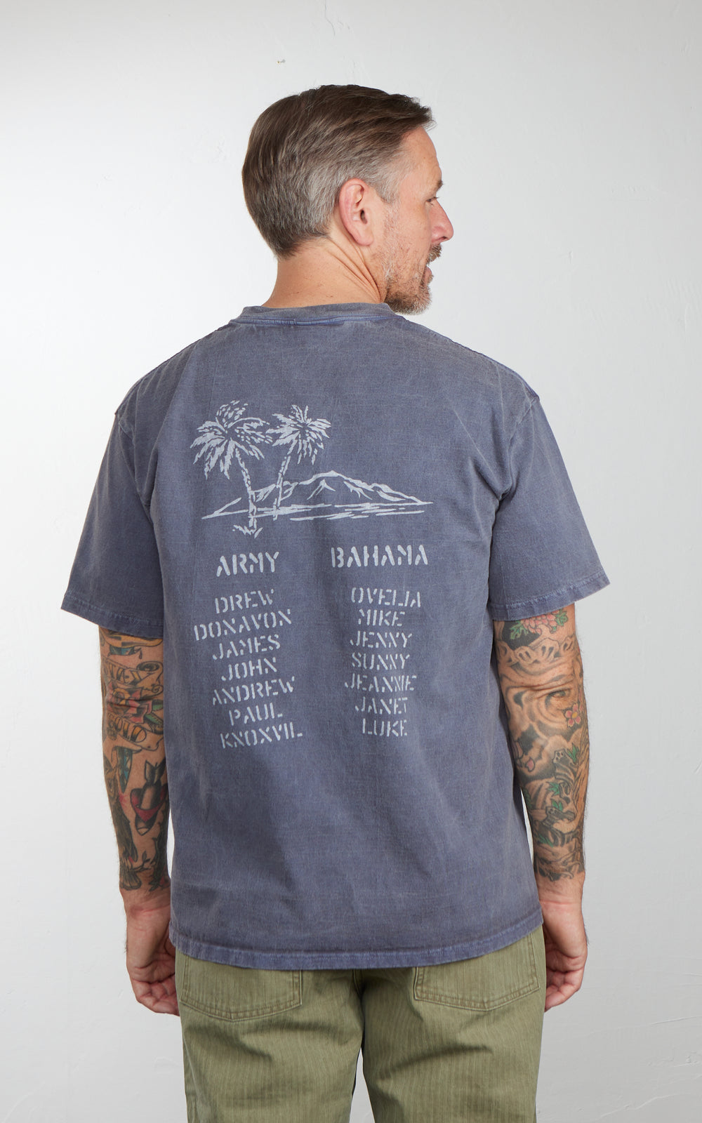 Houston (Coast Guard) Pigment Print T-Shirt Navy