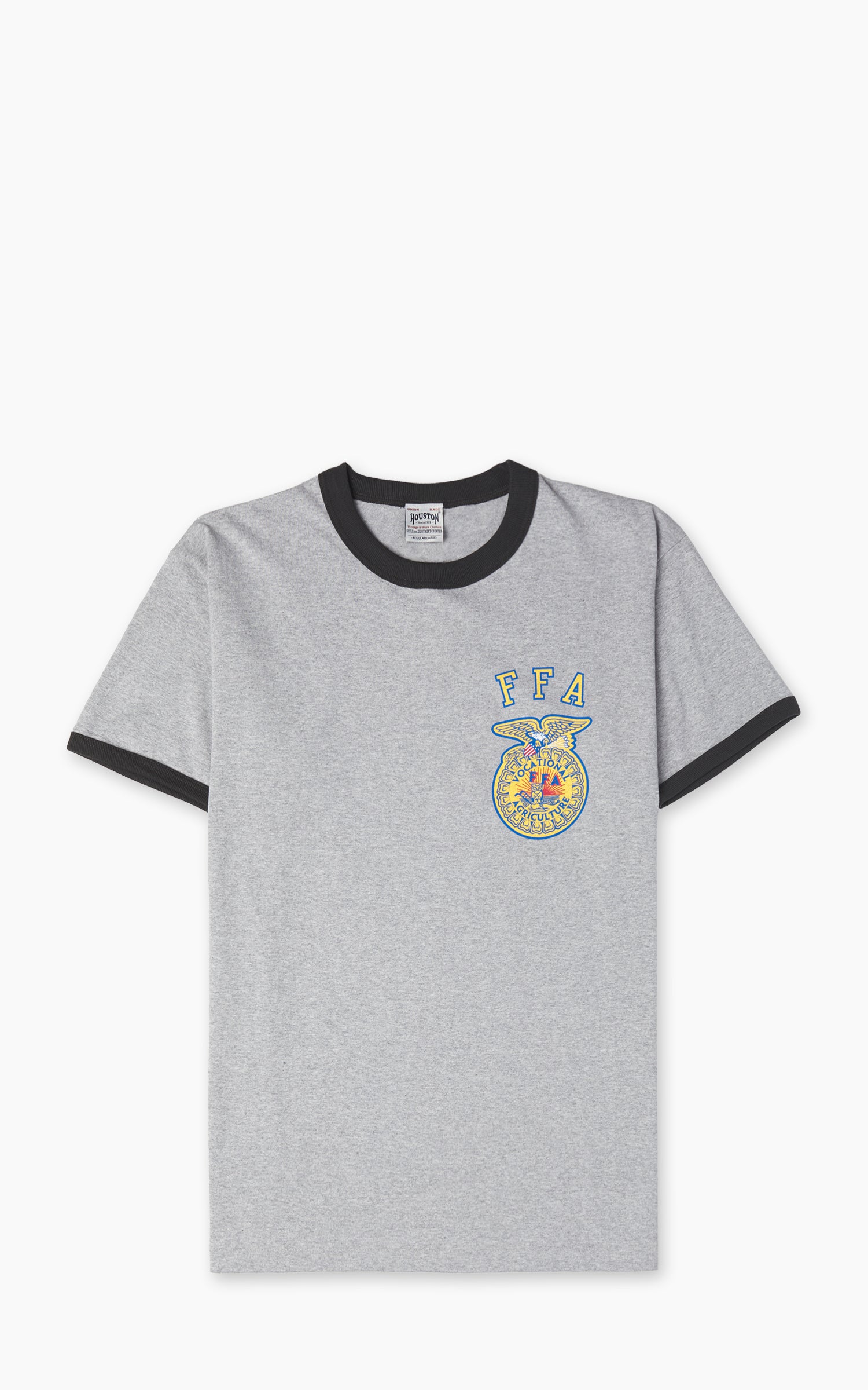 Houston (FFA) Printed Ringer T-Shirt Grey/Black