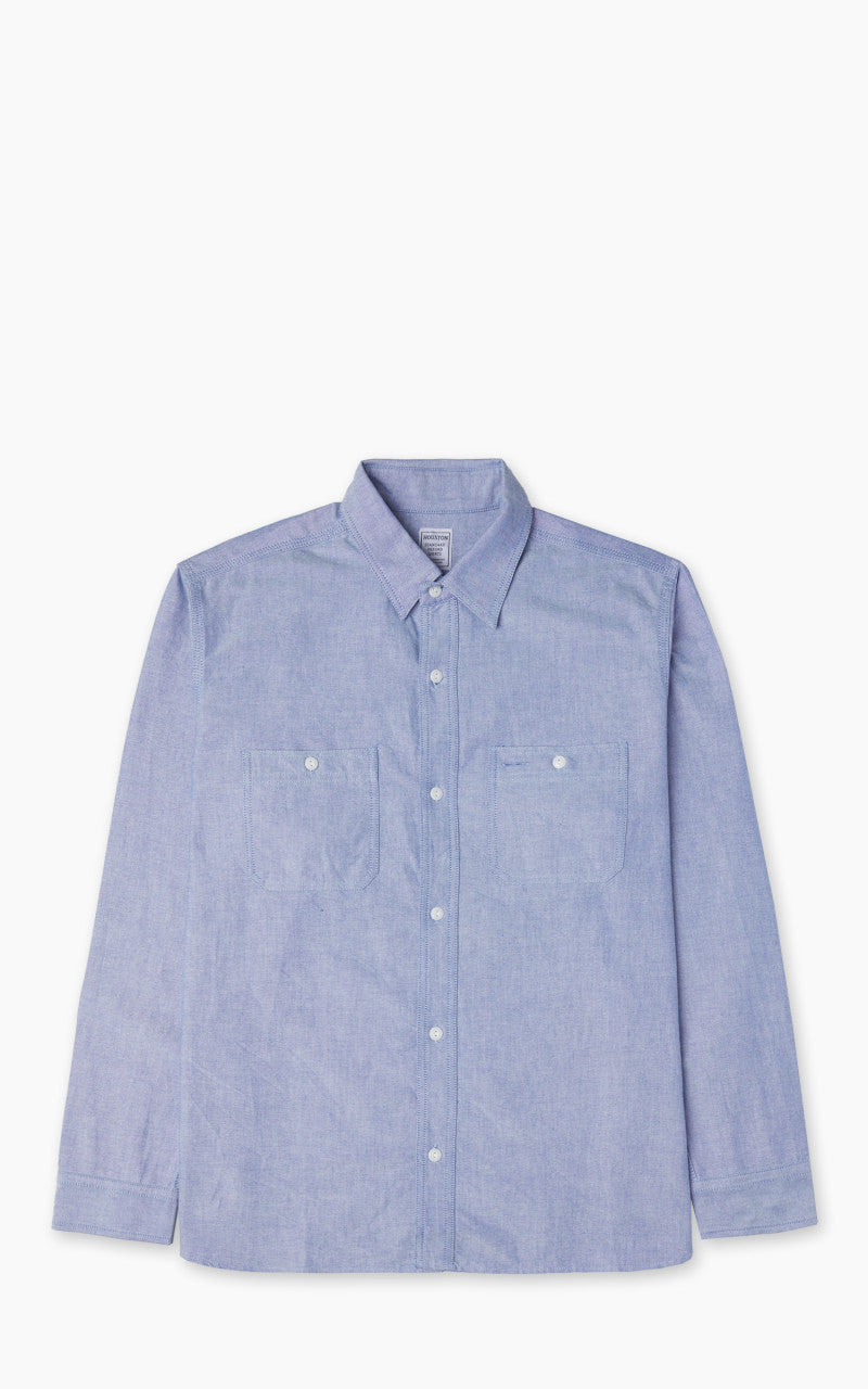 Houston Oxford Work Shirt Chambray Blue