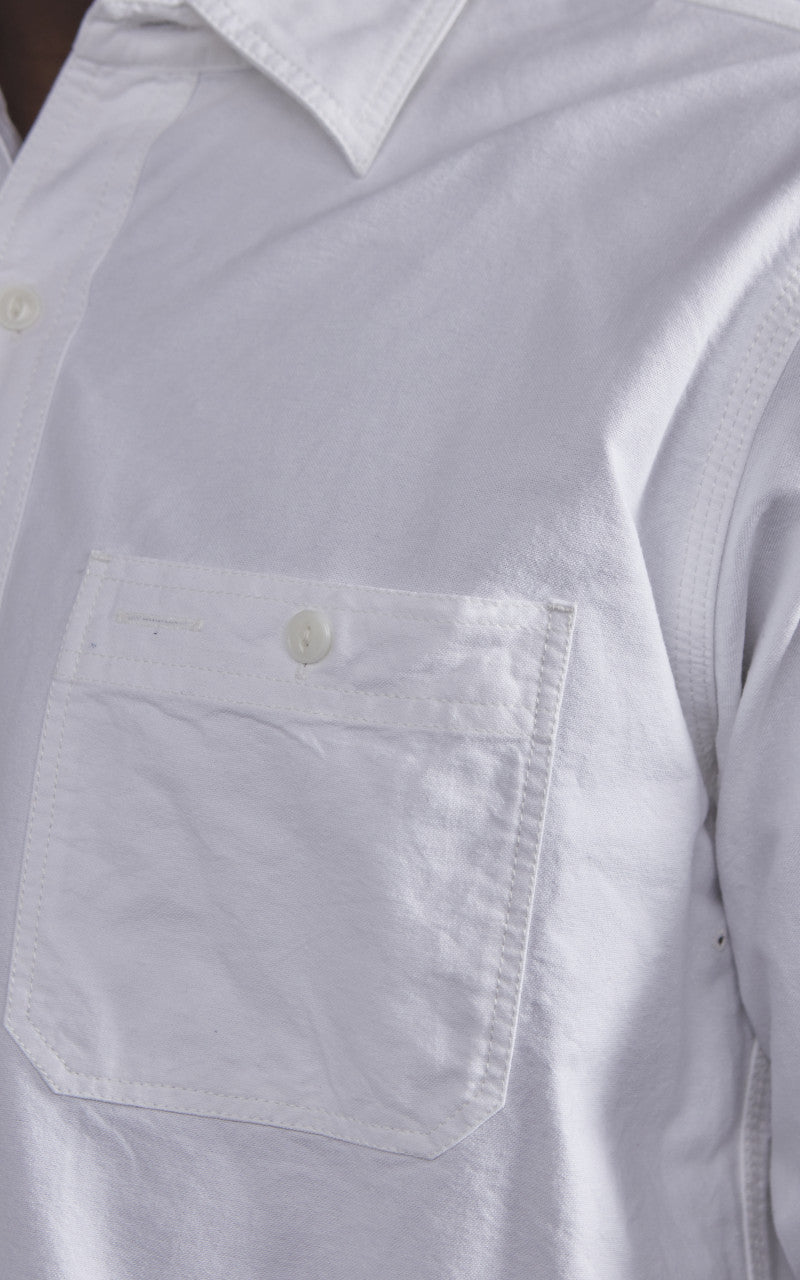 Houston Oxford Work Shirt White