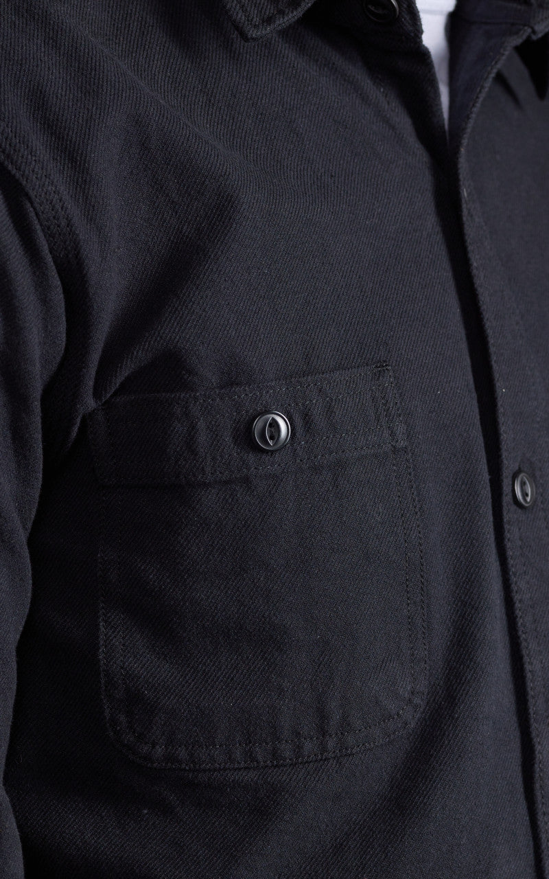 Houston Solid Viera Shirt Heavy Ounce Black