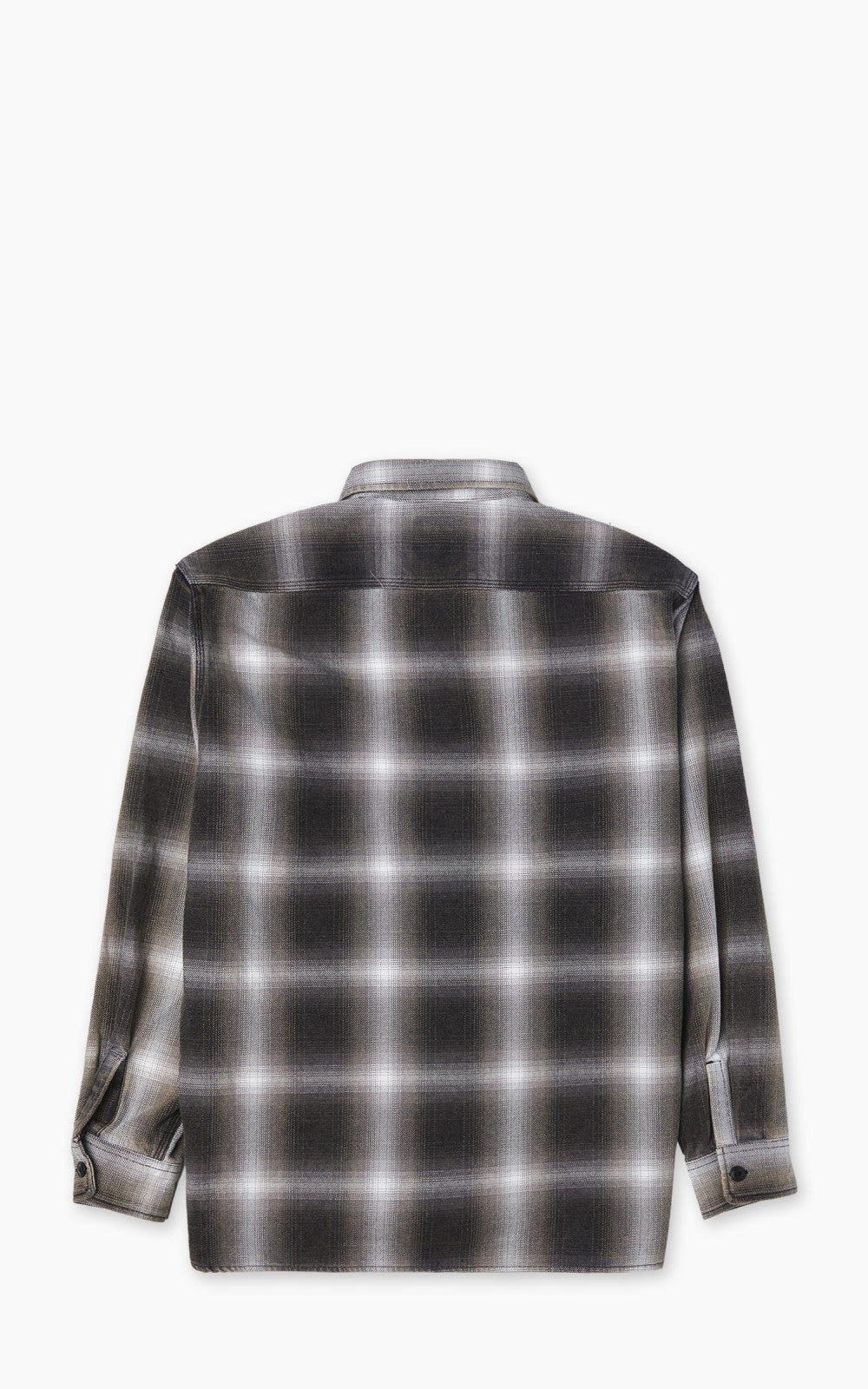 Houston Vintage Ombre Check Viyella Shirt Black