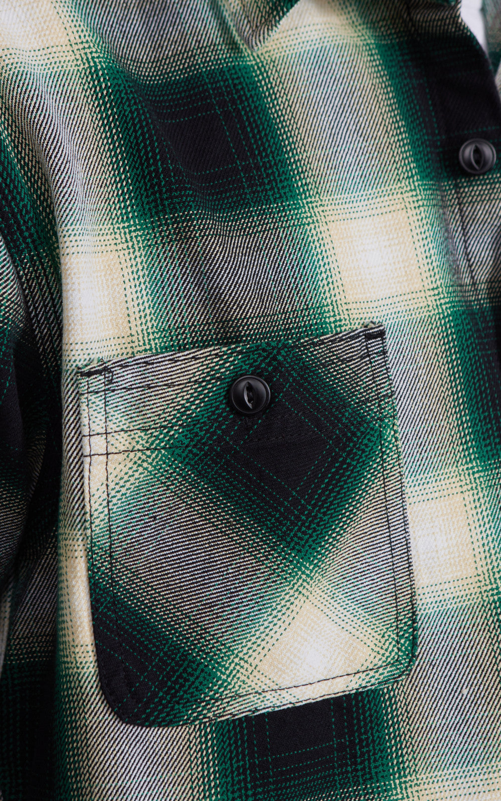 Houston Ombre Check Viyella Shirt Green