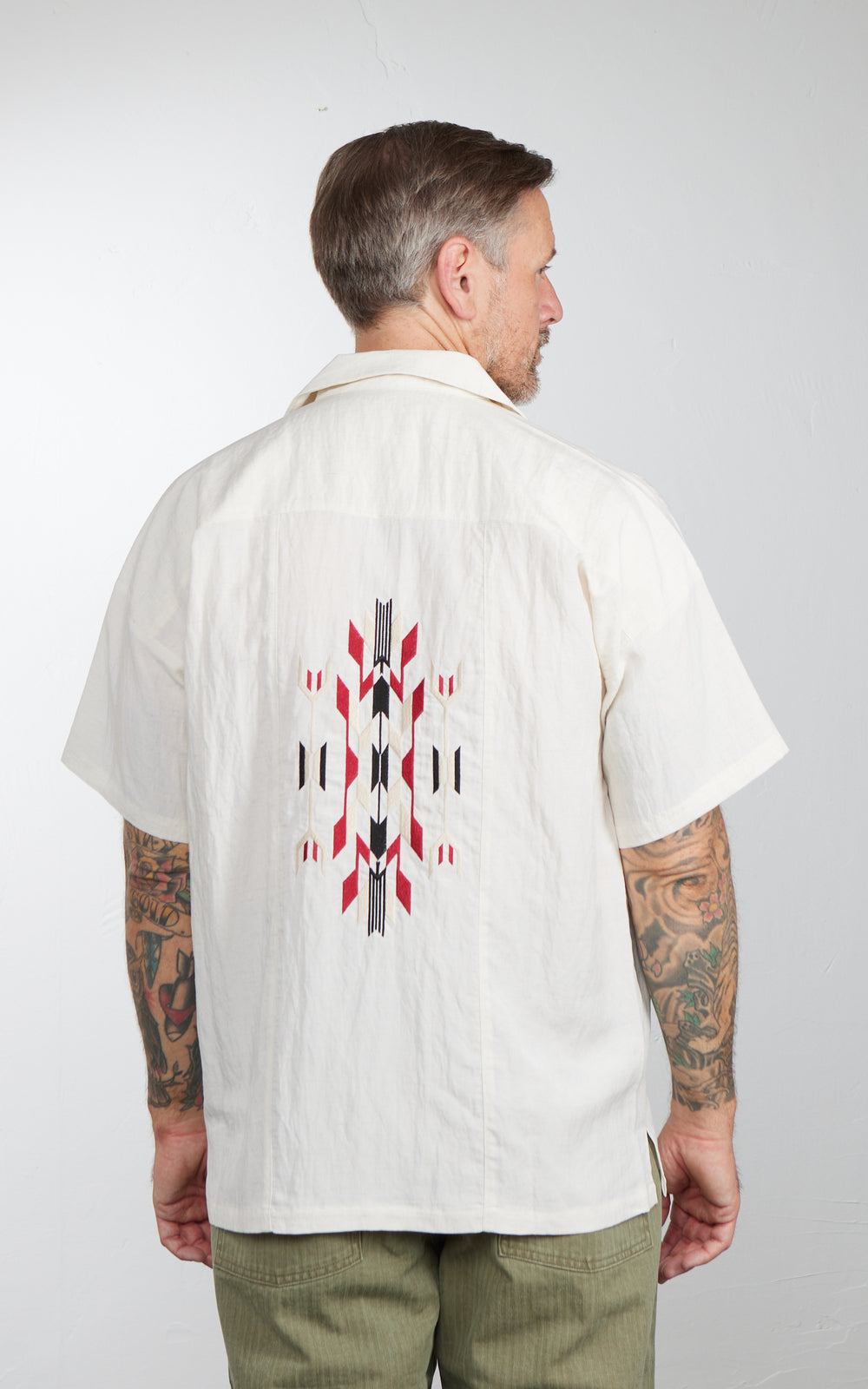 Houston Linen Chimayo Shirt Off White