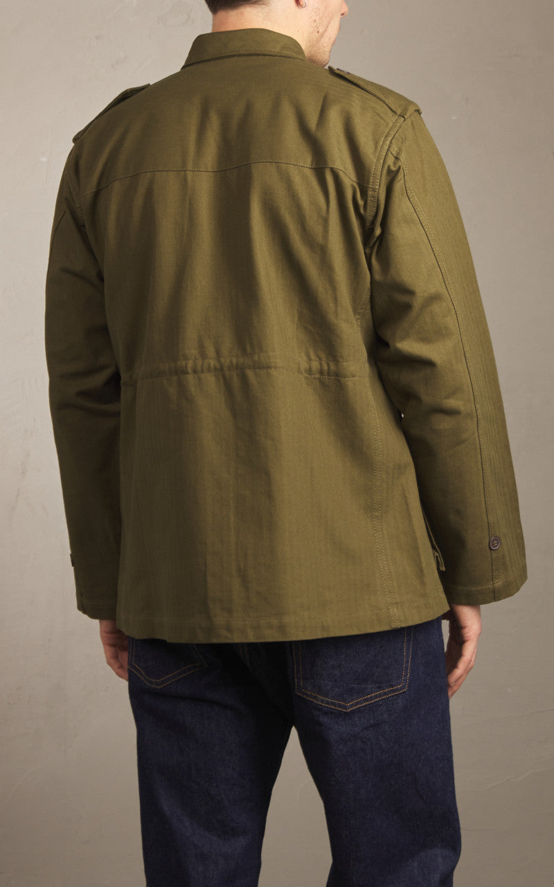 Houston M-47 French Army Jacket Olive Drab