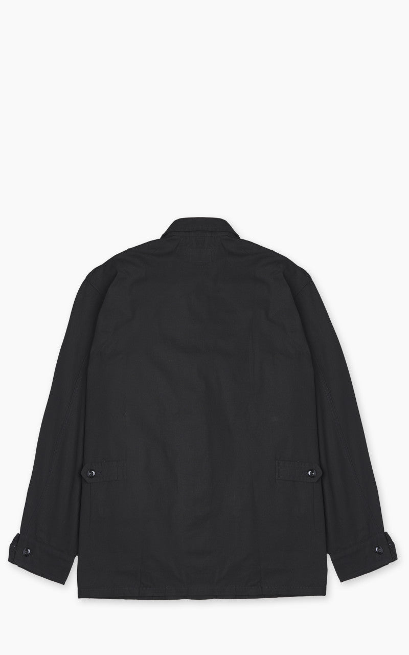 Houston Jungle Fatigue Jacket Cotton Poplin Black