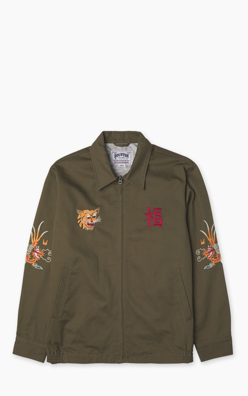 HOUSTON 51351 VIETNAM JACKET (MAP) 【XXL】 Houston Vietnam Jacket Map Olive Drab