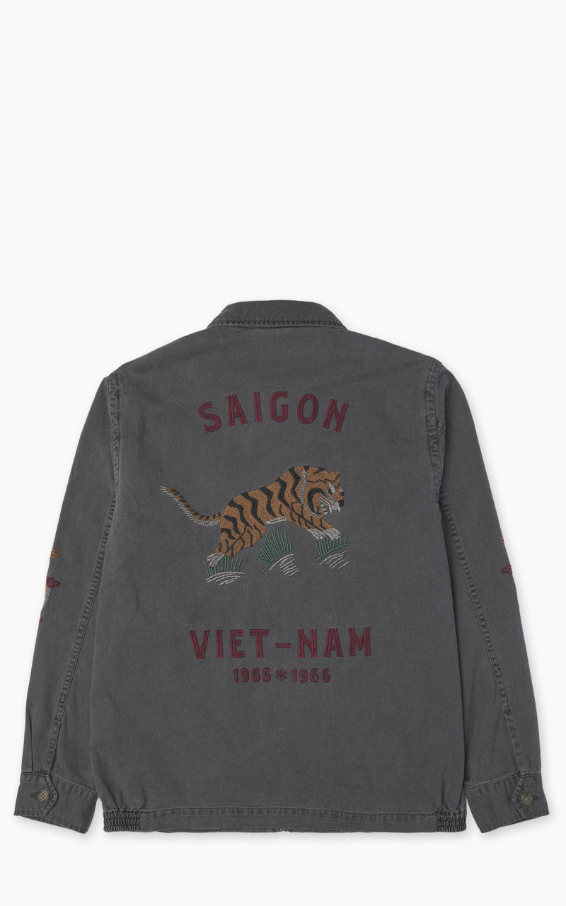 Houston Pigment Vietnam Jacket Tiger Black