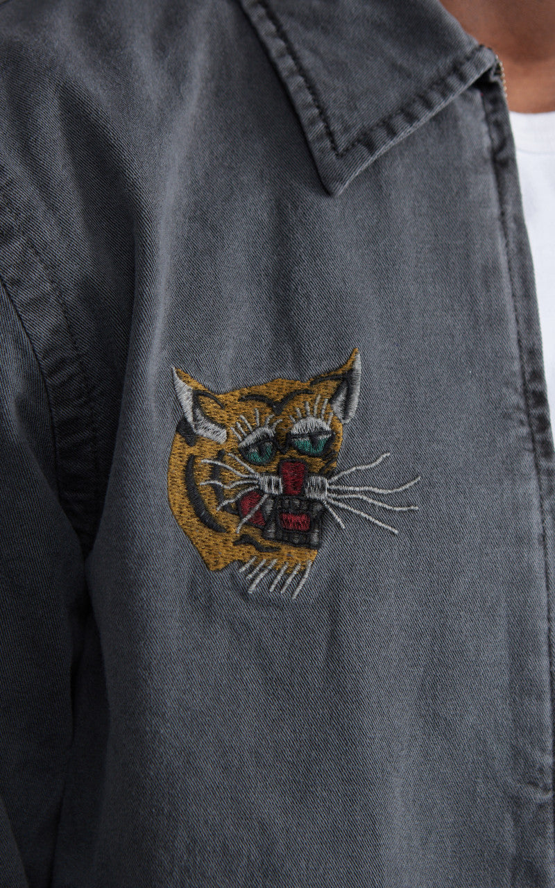 Houston Pigment Vietnam Jacket Tiger Black